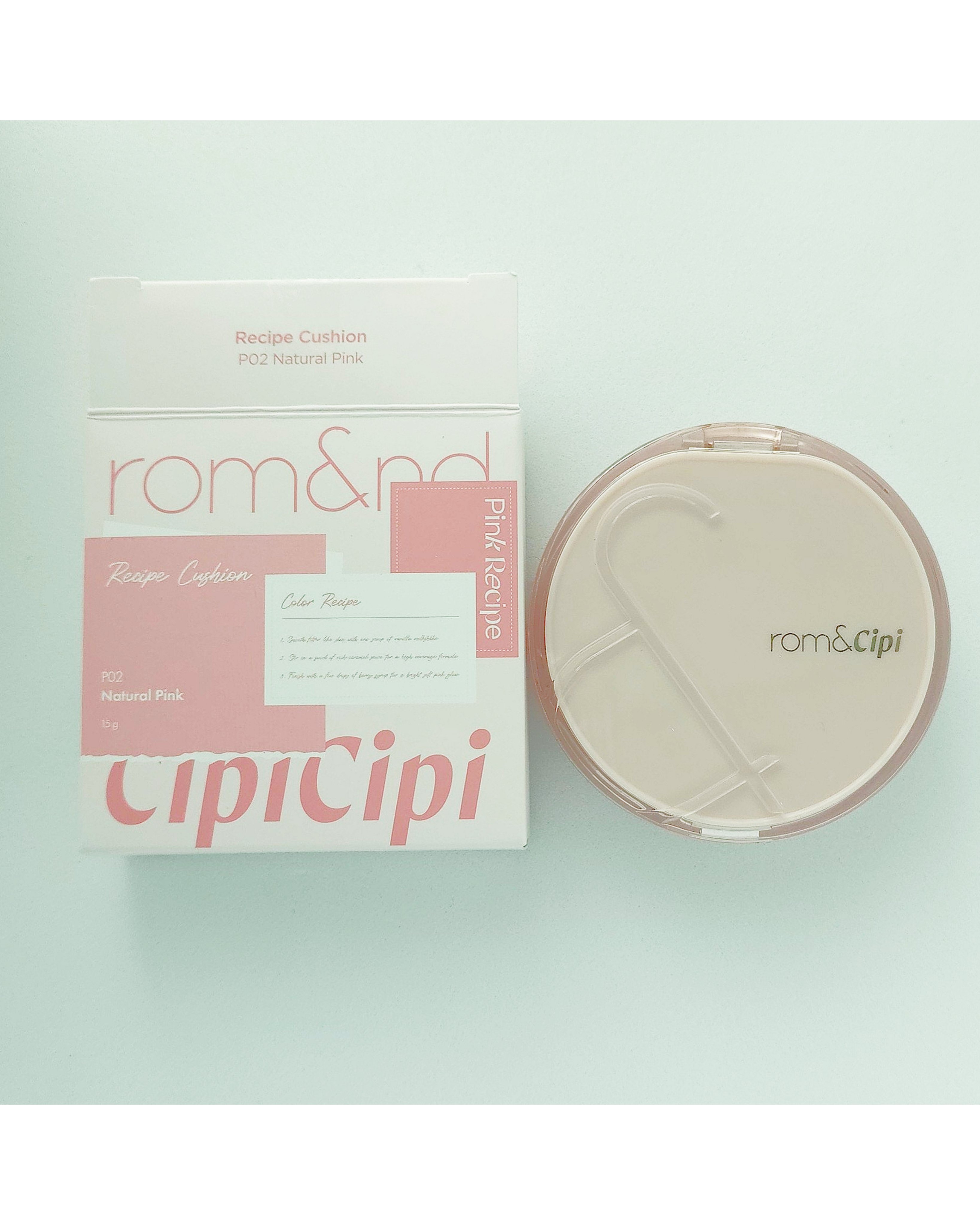 ロムシピ レシピクッション/rom&Cipi/クッションファンデーションを使ったクチコミ（1枚目）