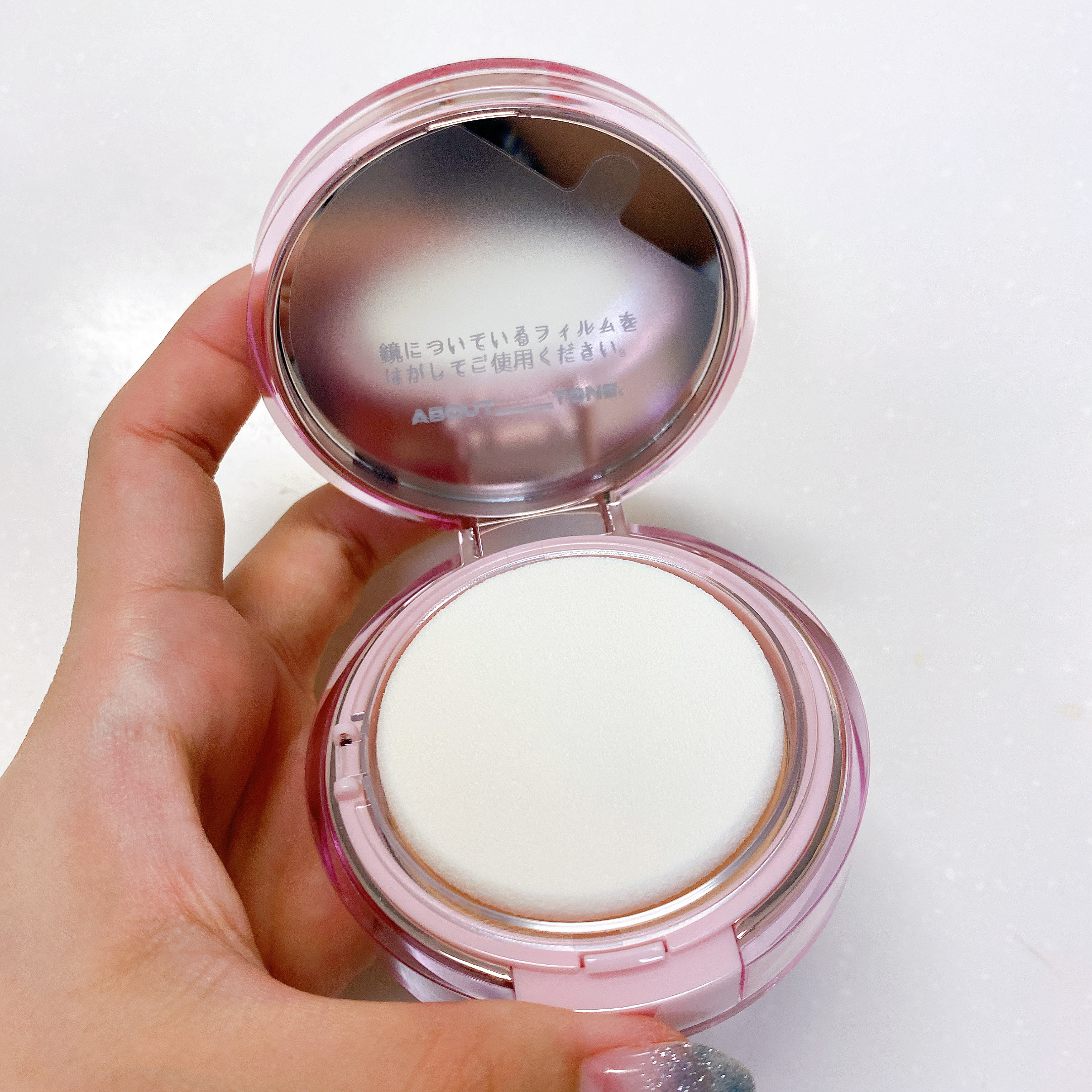 ザ・ブラーパウダーパクト/ABOUT TONE/プレストパウダーを使ったクチコミ（3枚目）