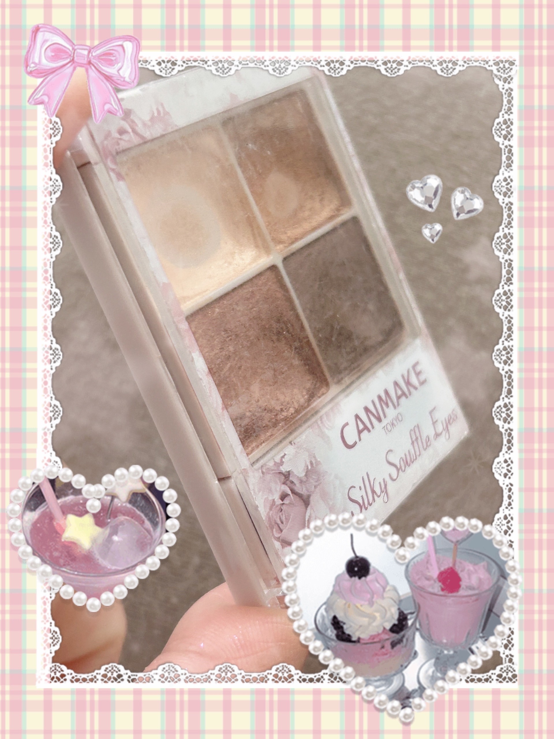 シルキースフレアイズ/キャンメイク/アイシャドウパレットを使ったクチコミ（1枚目）