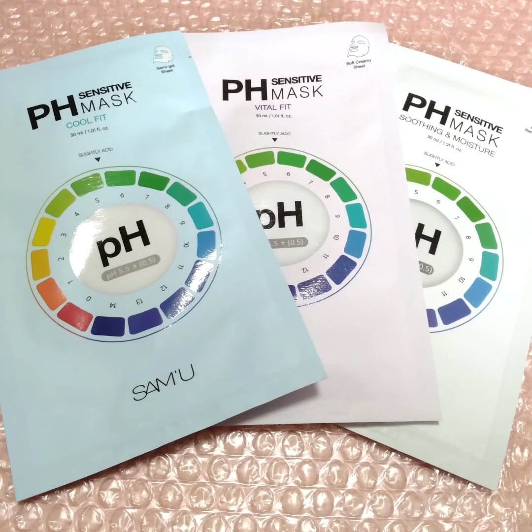 PHセンシティブマスクスージング＆モイスト/SAM'U/シートマスク・パックを使ったクチコミ（1枚目）