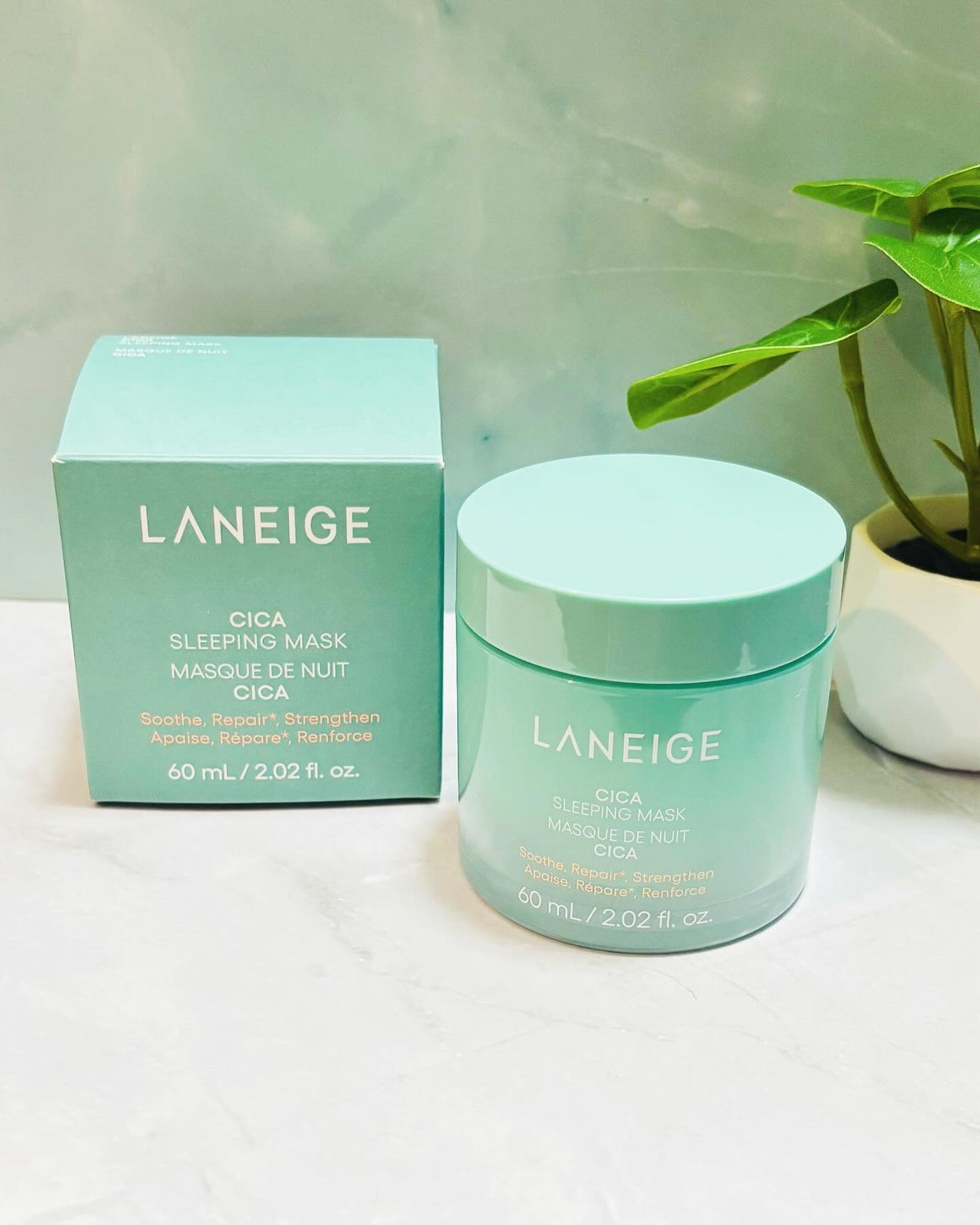 シカスリーピングマスク N/LANEIGE/フェイスクリームを使ったクチコミ(5枚目)