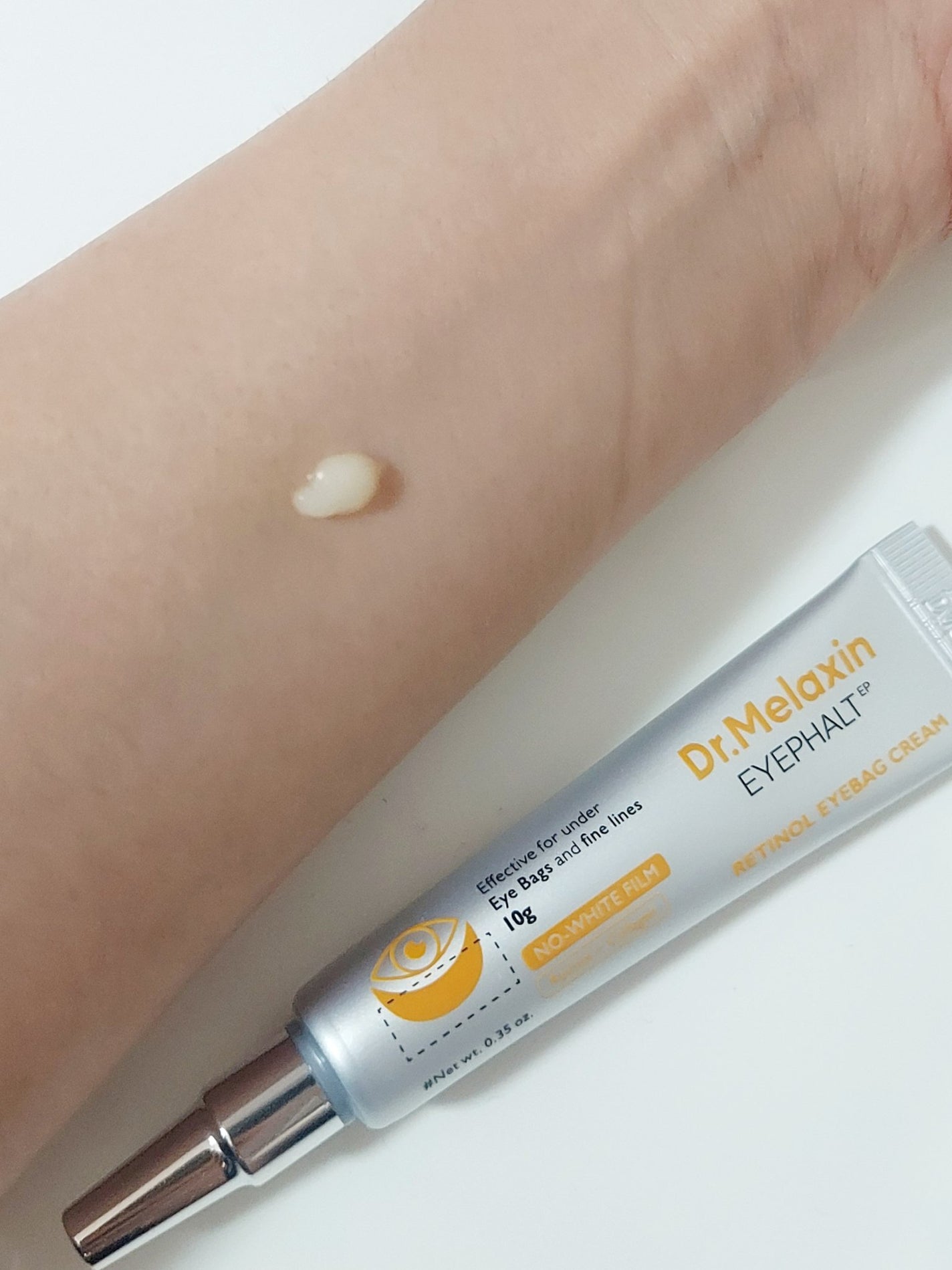 レチノールアイファルトアイバッククリーム/Dr.Melaxin/アイケア・アイクリームを使ったクチコミ(3枚目)