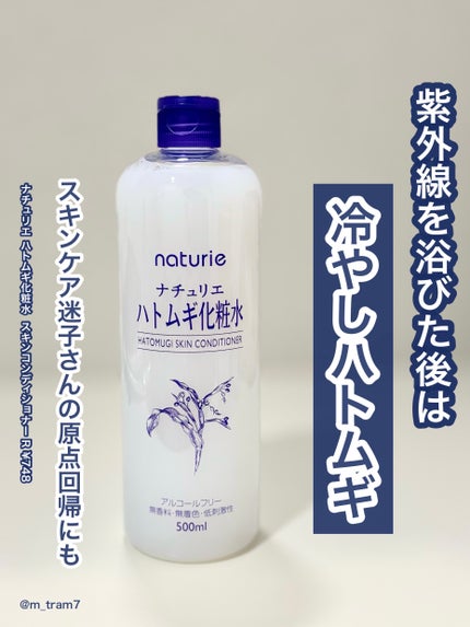 ハトムギ化粧水(ナチュリエ スキンコンディショナー R )/ナチュリエ/化粧水を使ったクチコミ(1枚目)