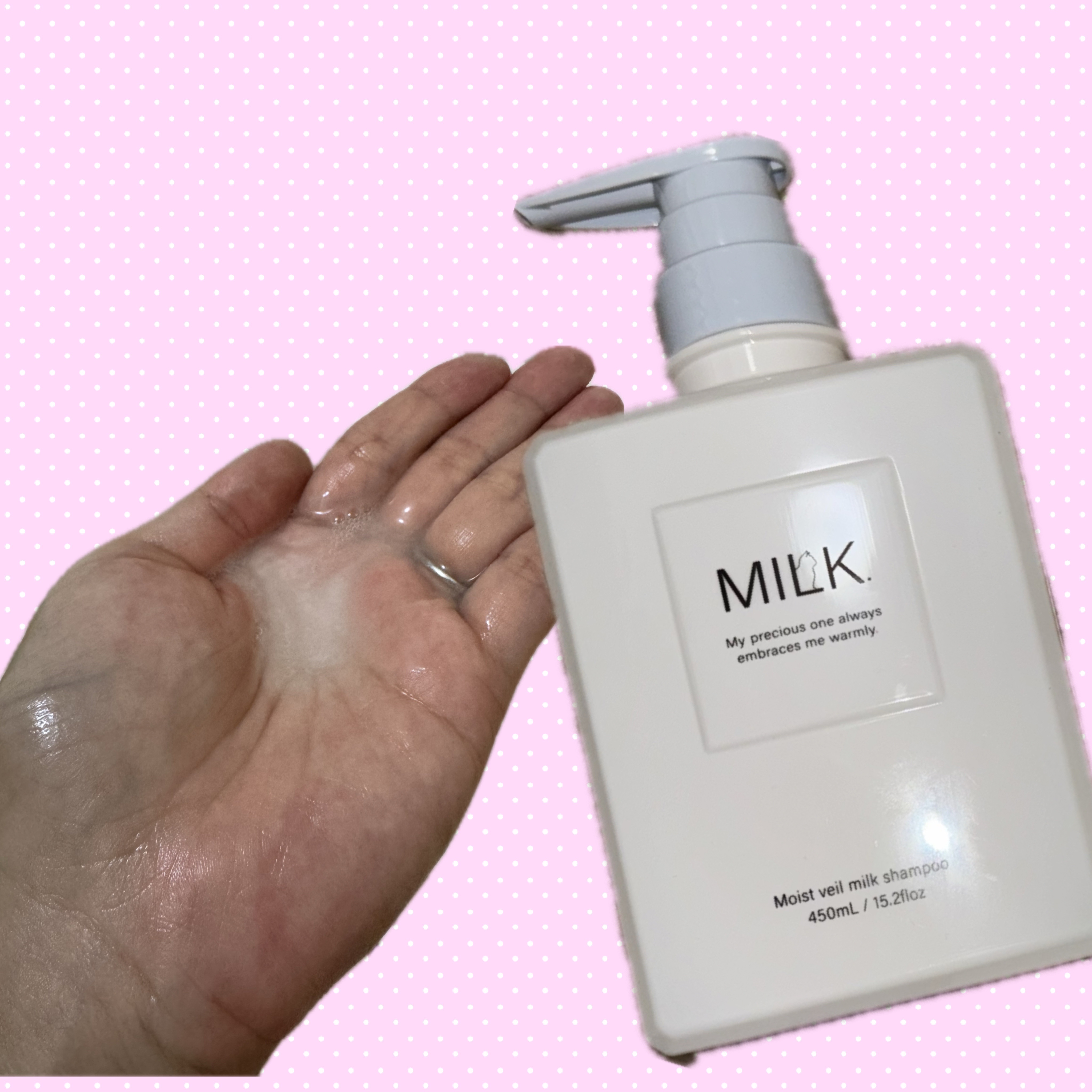 モイストヴェール シャンプー/トリートメント＜無香料＞/MILK./市販シャンプーを使ったクチコミ（2枚目）