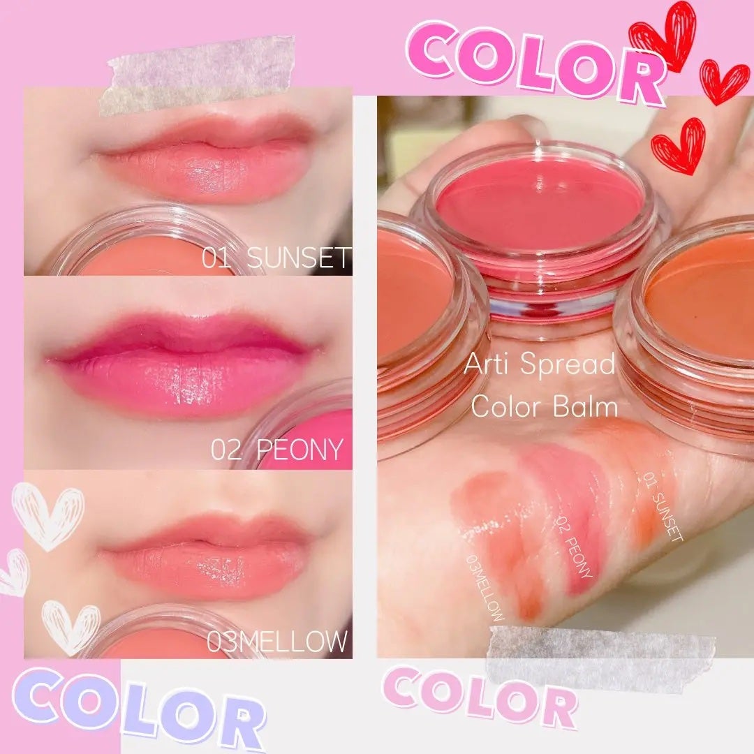 Arti Spread Color Balm/SON&PARK/リップグロスを使ったクチコミ(2枚目)