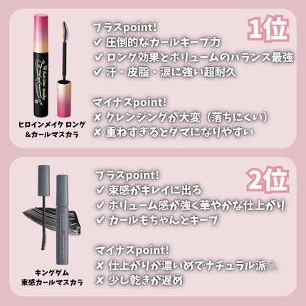 ロング&カールマスカラ アドバンストフィルム/ヒロインメイク/マスカラを使ったクチコミ(7枚目)