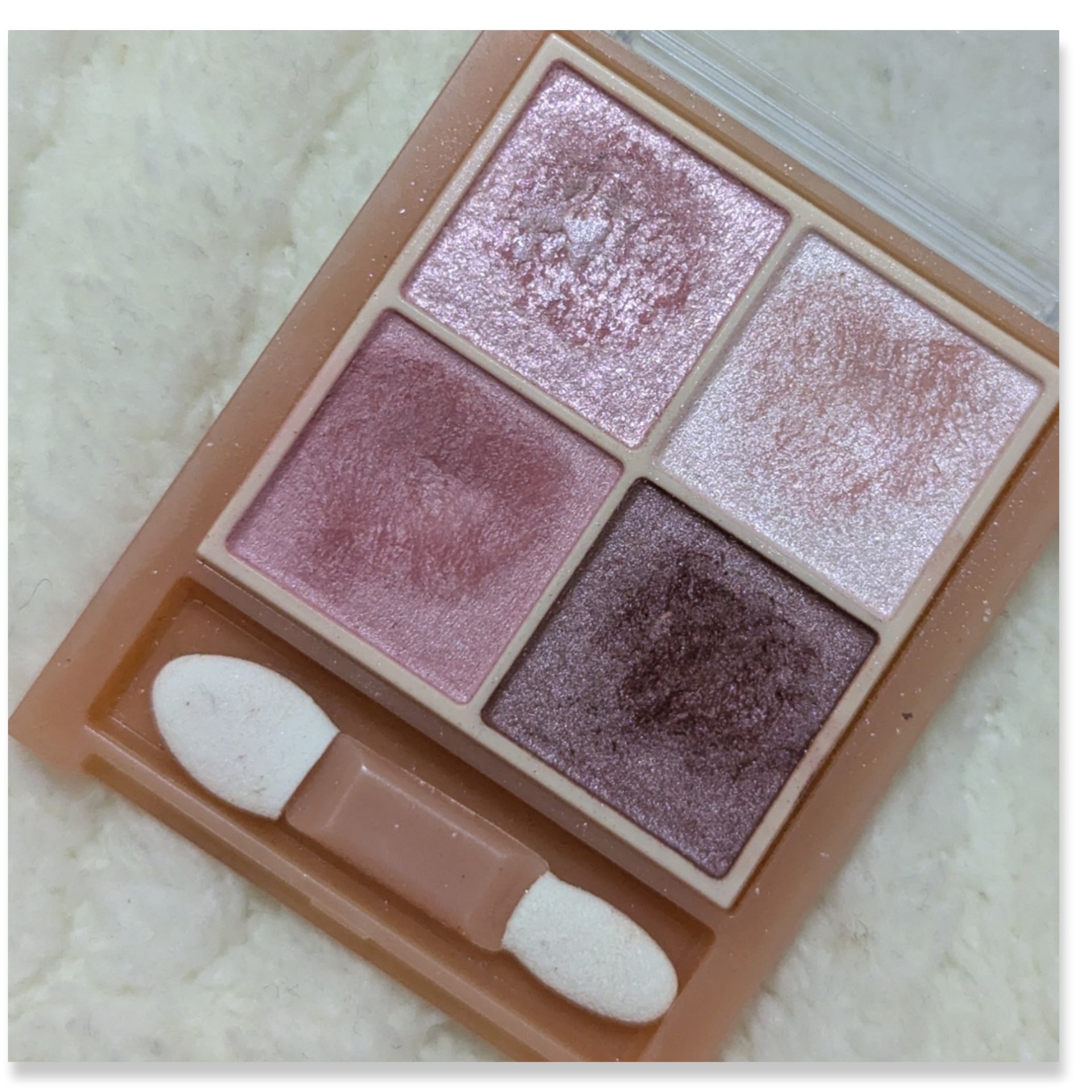 ベージュトーンアイシャドウ/CEZANNE/アイシャドウパレットを使ったクチコミ（3枚目）