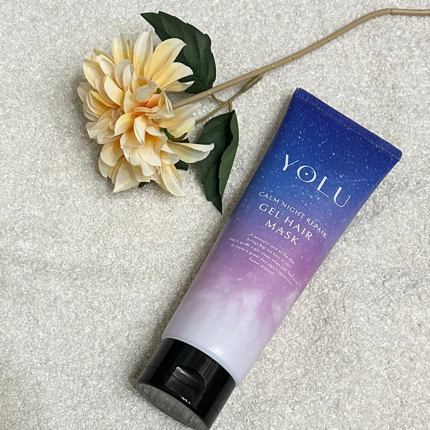リラックスナイトリペアジェルヘアマスク/YOLU/ヘアマスク・ヘアパックを使ったクチコミ(1枚目)