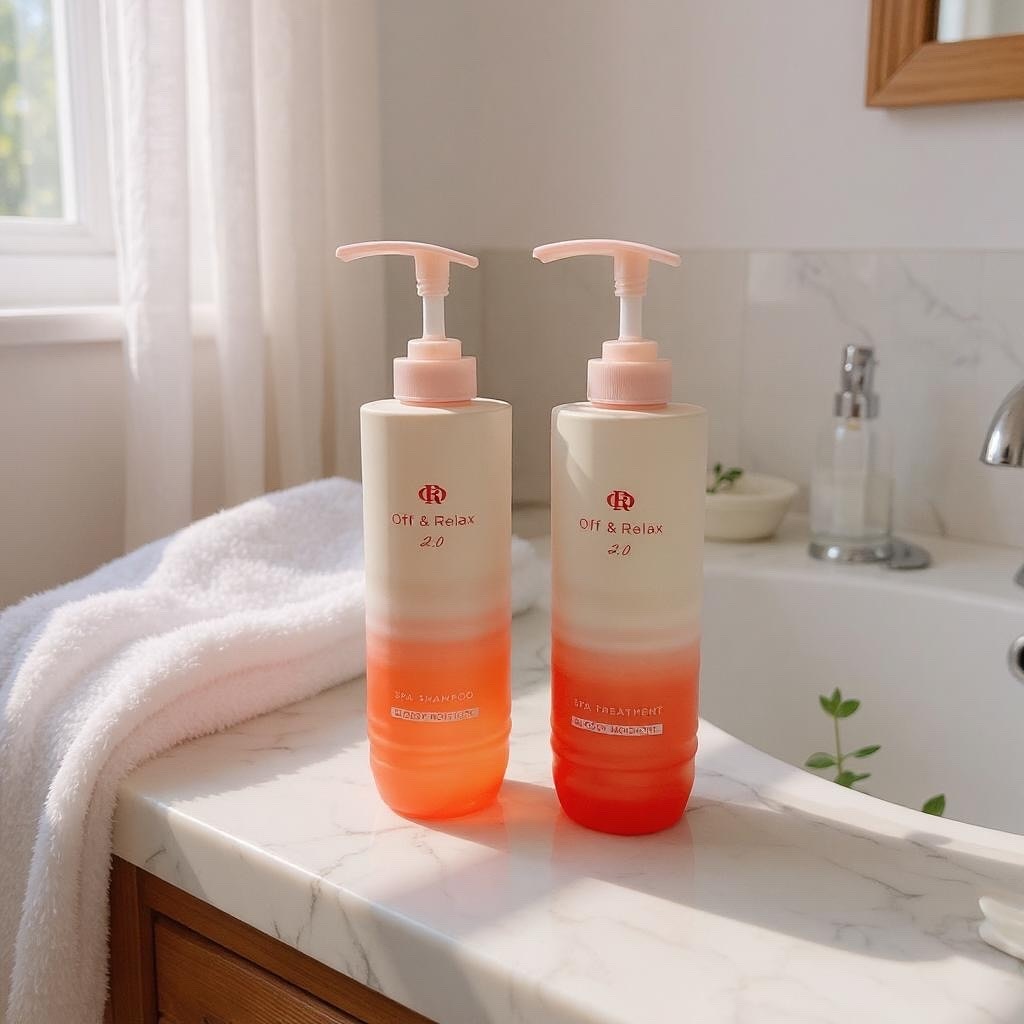 ＯＲ スパ・シャンプー グロッシーモイスチャー／トリートメント グロッシーモイスチャー/Off&Relax/市販シャンプーを使ったクチコミ（1枚目）