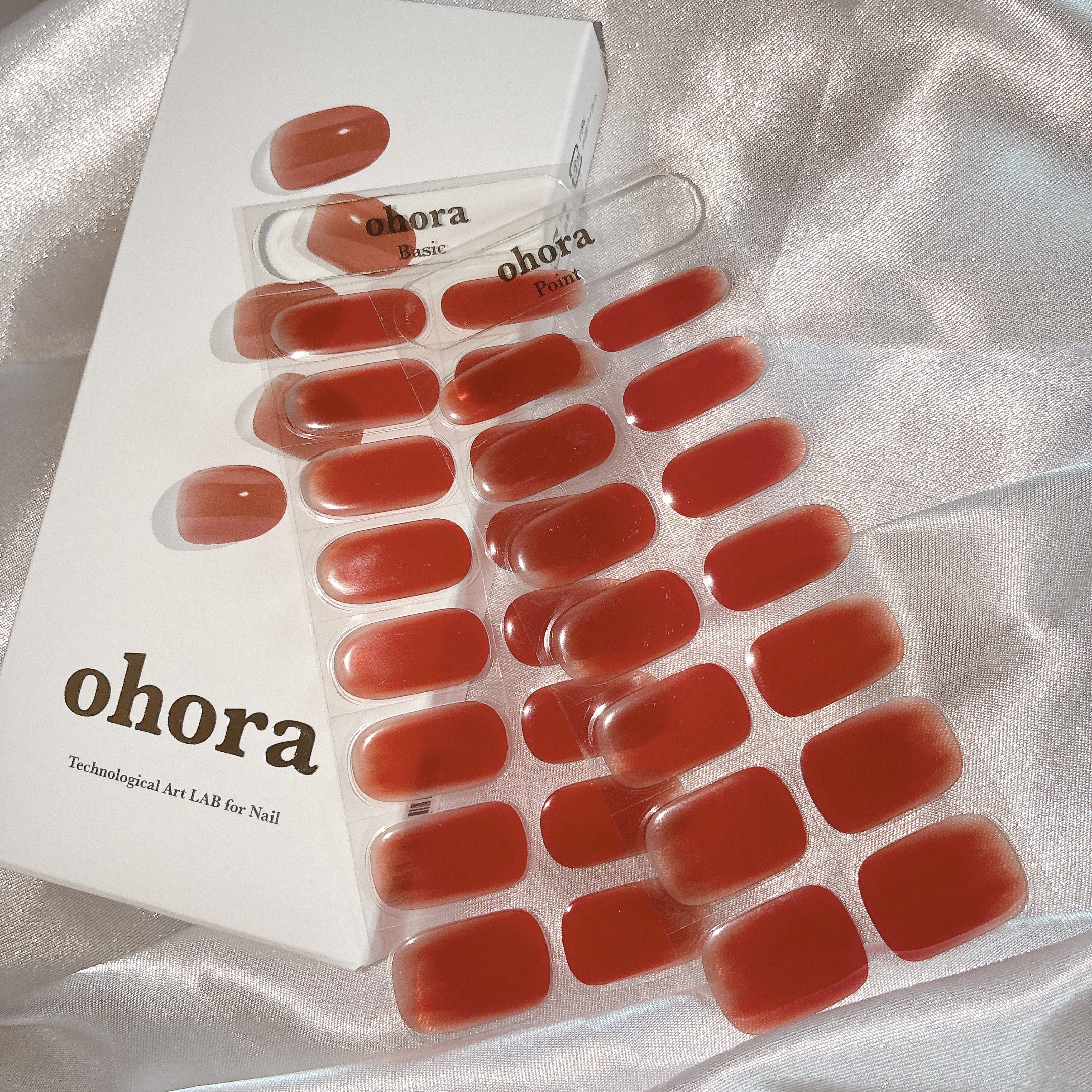 セミキュアジェルネイル（ハンド）/ohora/ネイルシールを使ったクチコミ（1枚目）