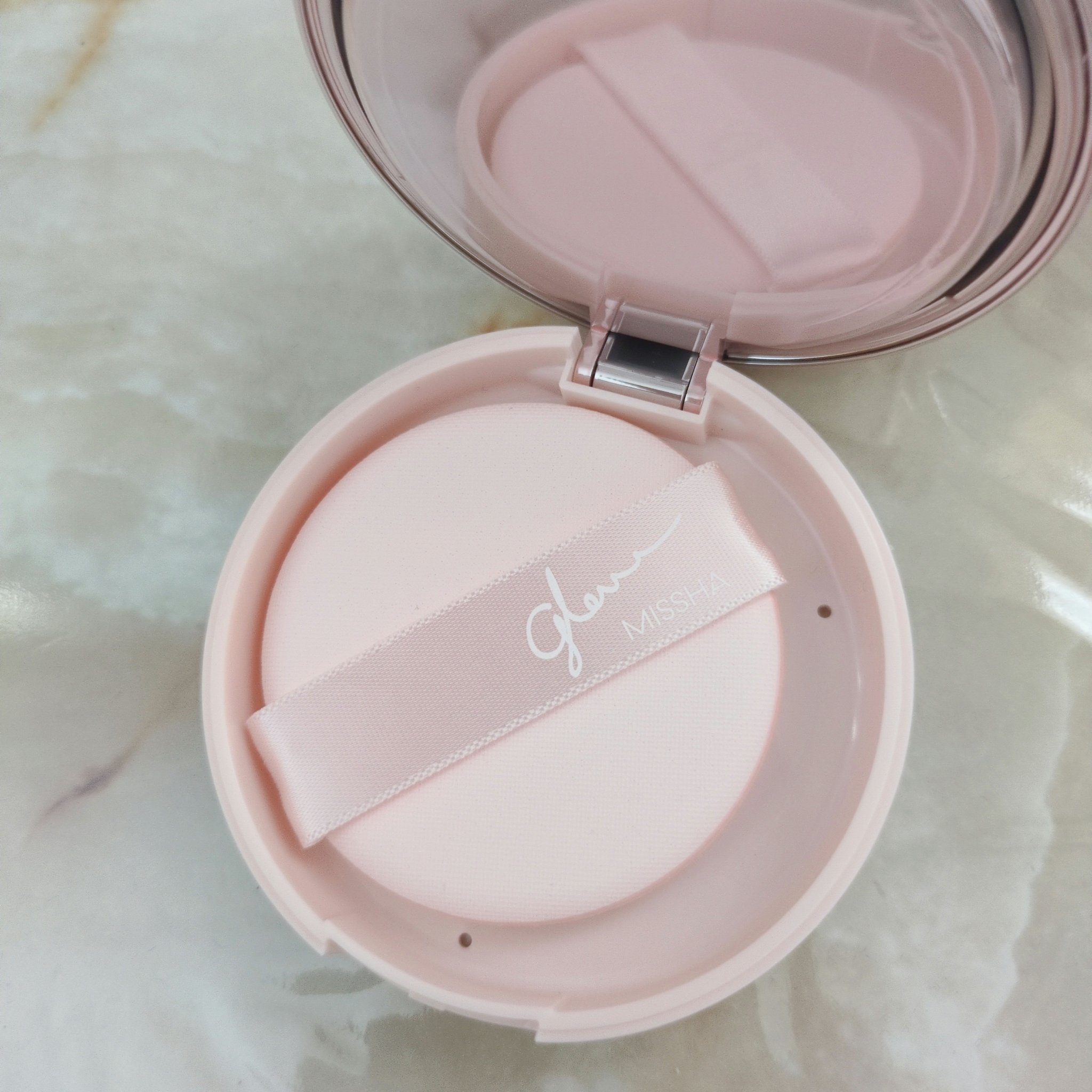 【企業限定】ミシャ グロウ トーンアップ ローズパクト（SPF50/PA++++）/MISSHA/化粧下地を使ったクチコミ（3枚目）