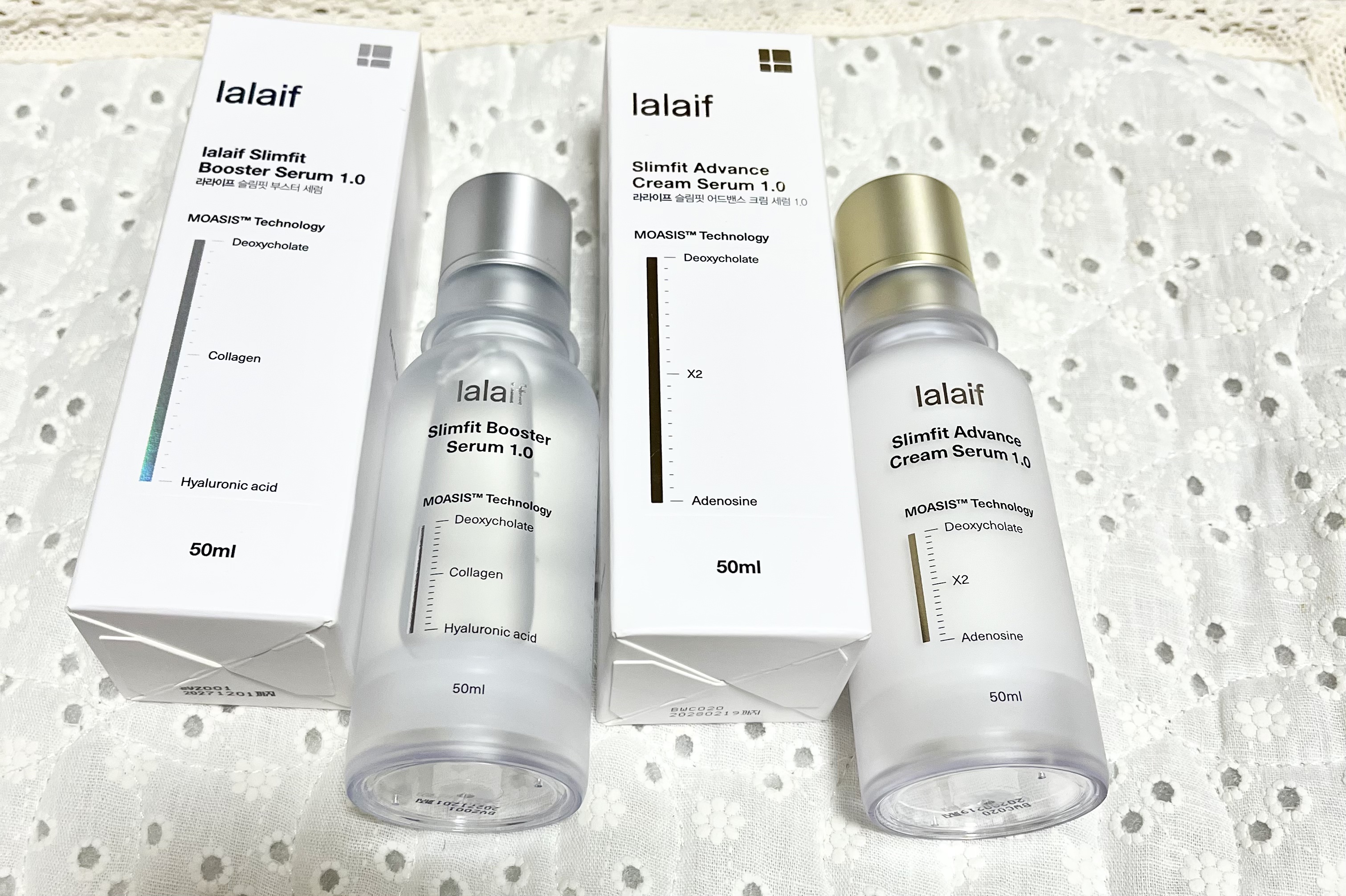 スリムフィット  アドバンスダブルセラムセット/lalaif/美容液を使ったクチコミ（1枚目）