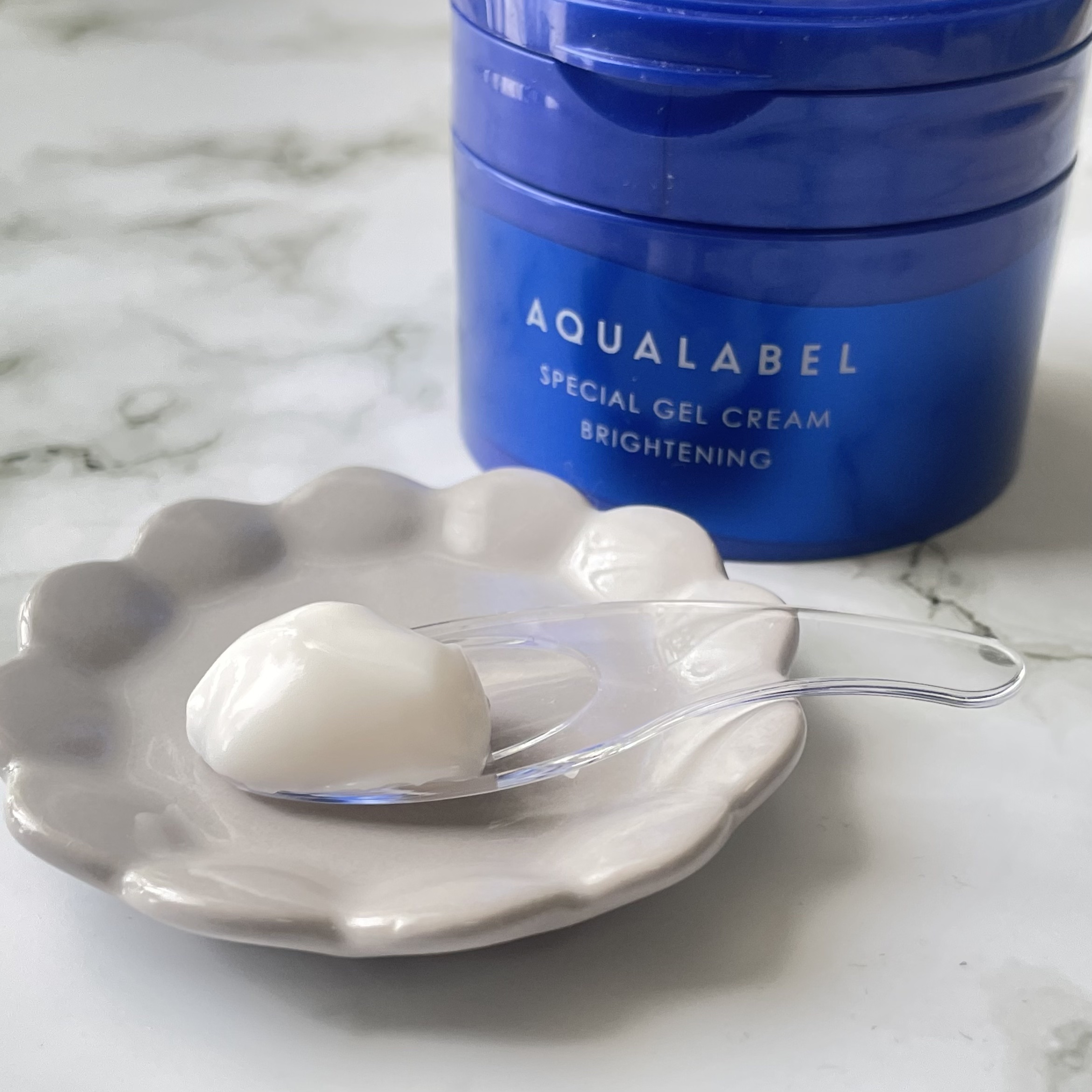 スペシャルジェルクリーム EX （ブライトニング） /アクアレーベル/オールインワン化粧品を使ったクチコミ（2枚目）
