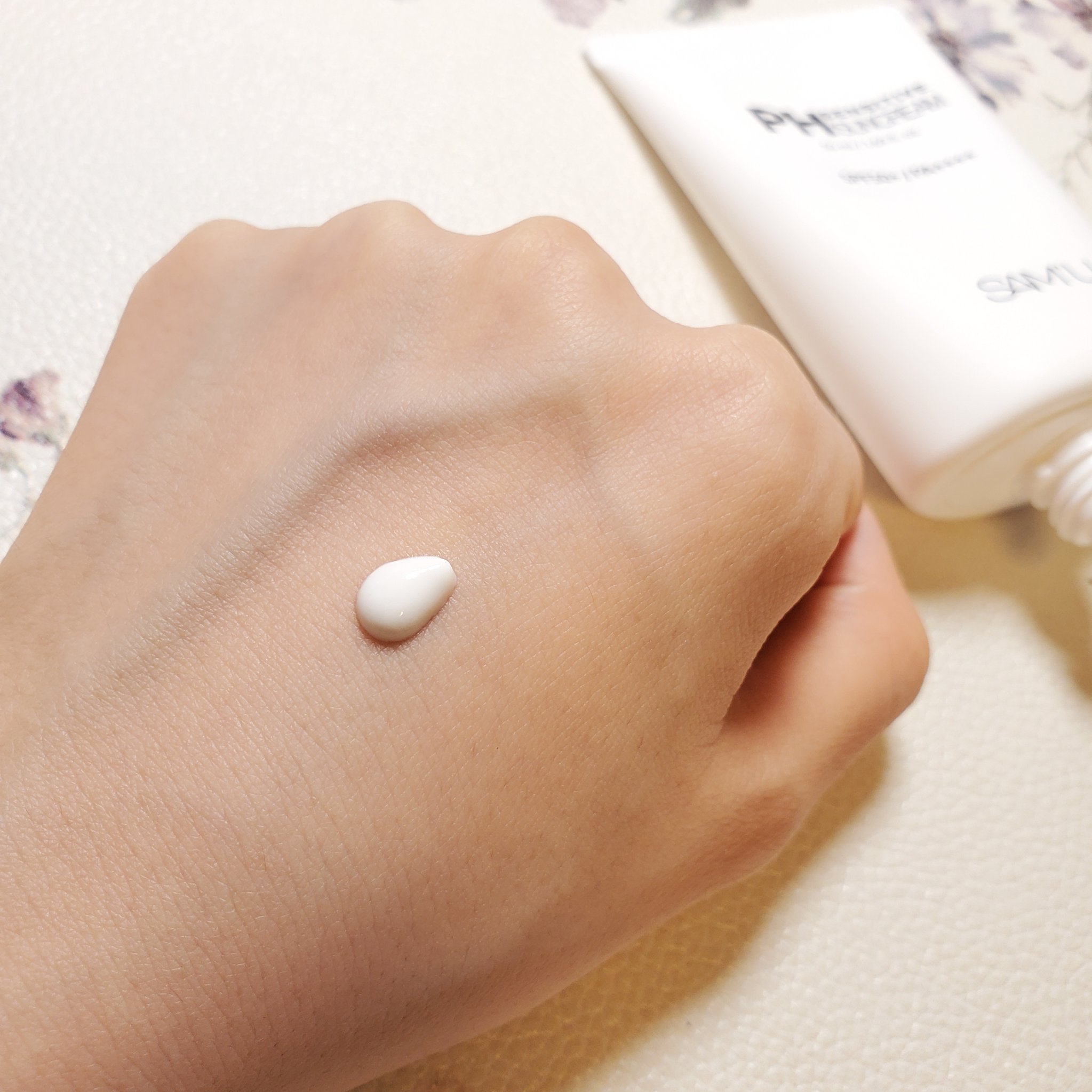 サミュ PHセンシティブサンクリーム/SAM'U/日焼け止めクリームを使ったクチコミ（2枚目）