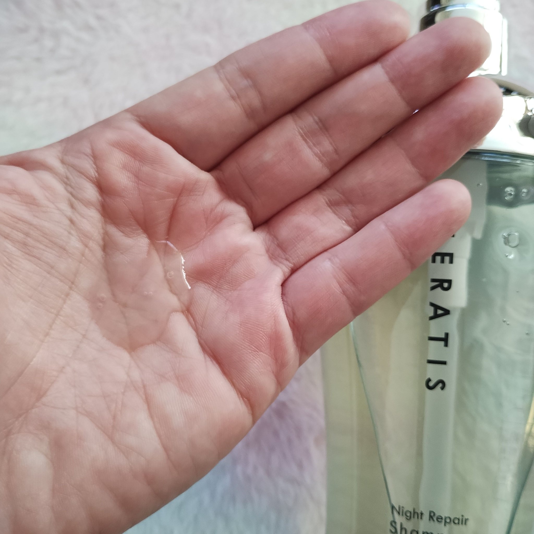 ナイトリペア シャンプー/ヘアトリートメント/THERATIS/シャンプー・コンディショナーを使ったクチコミ（2枚目）