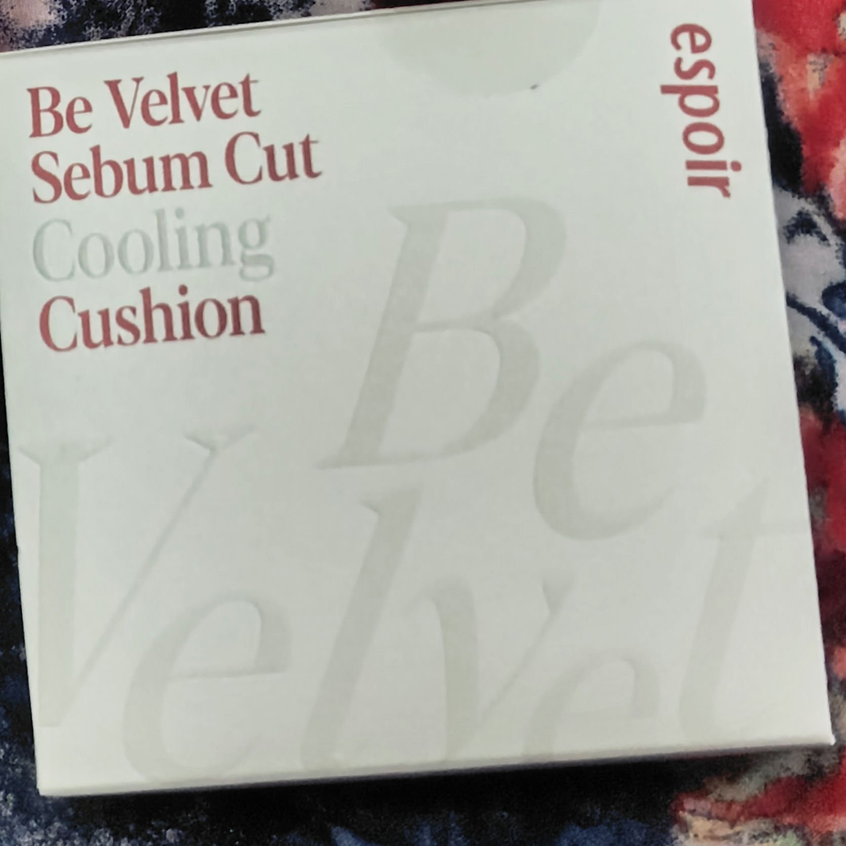 ビーベルベット セバムカットクッション/espoir/プレストパウダーを使ったクチコミ（2枚目）