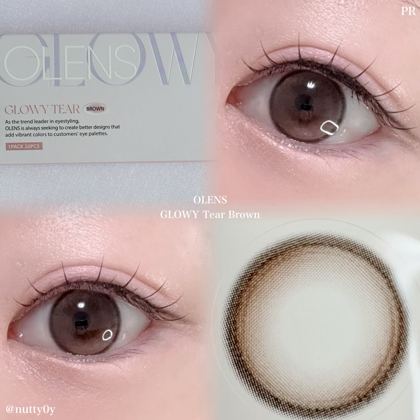 Glowy Tear 1day/OLENS/ワンデー(1DAY)カラコンを使ったクチコミ(1枚目)