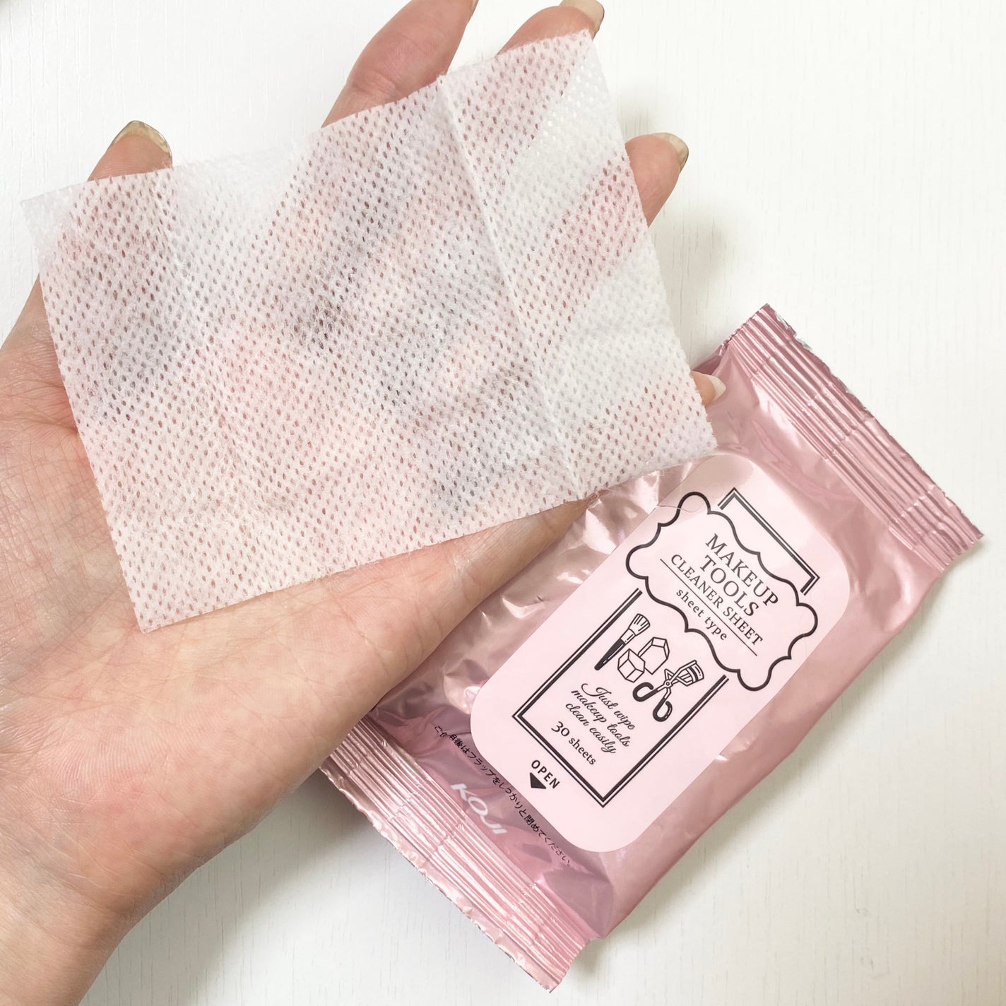 メイクツールクリーナーシート/コージー/その他化粧小物を使ったクチコミ(3枚目)