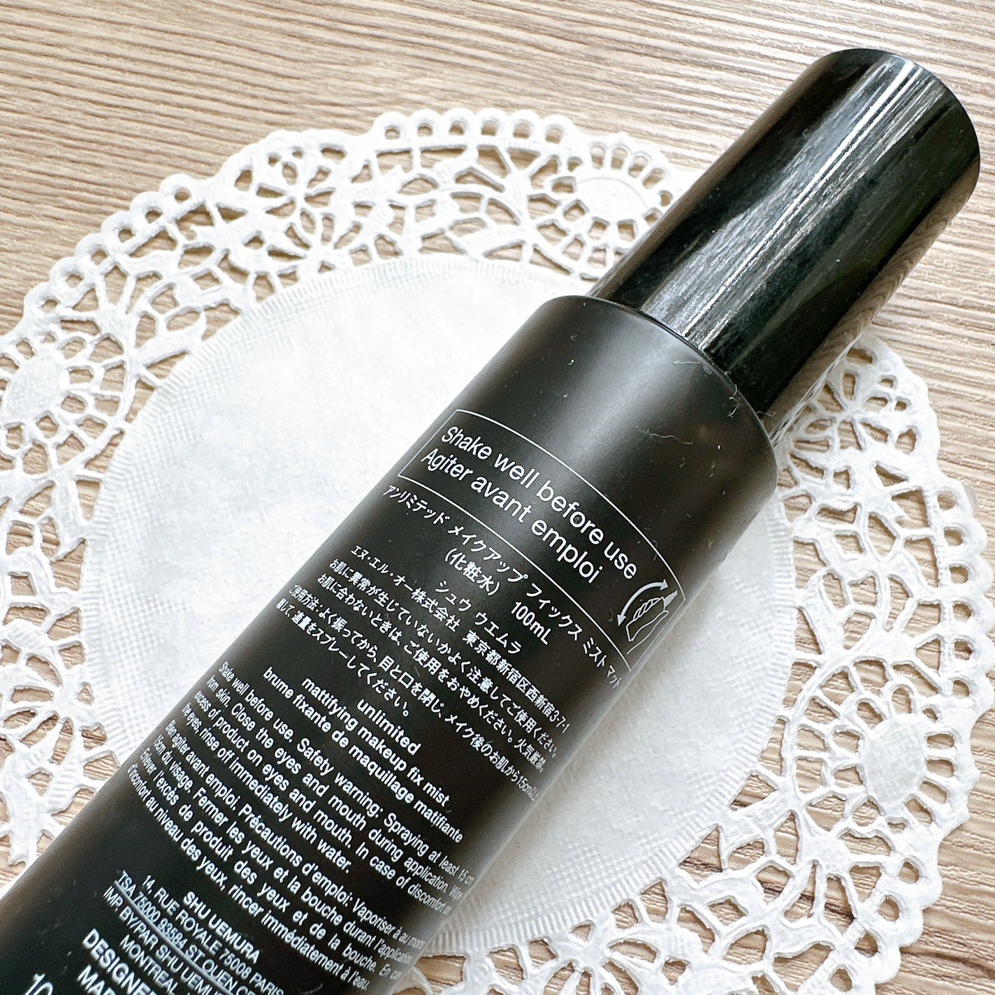 アンリミテッド メイクアップ フィックス ミスト マット /shu uemura/フィックスミストを使ったクチコミ(3枚目)