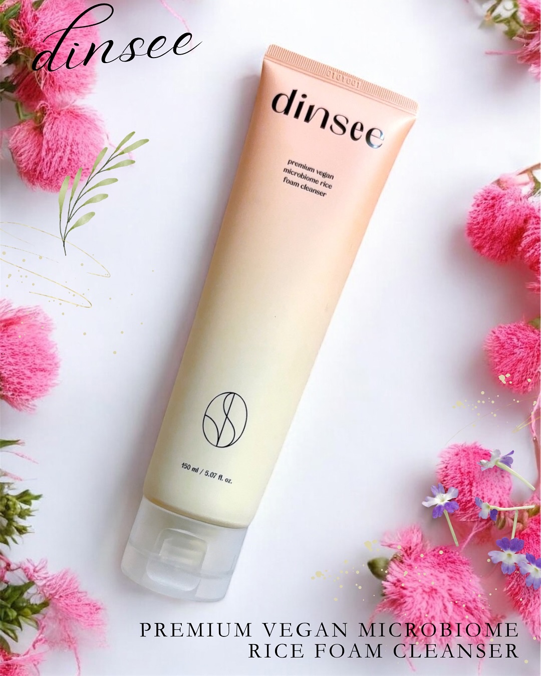dinsee プレミアムビーガン マイクロバイオーム ライスフォームクレンザーのクチコミ「dinsee 💚
プレミアムビーガンマイクロバイオームライスフォームクレンザー 🤍

泡がとて.....」（1枚目）