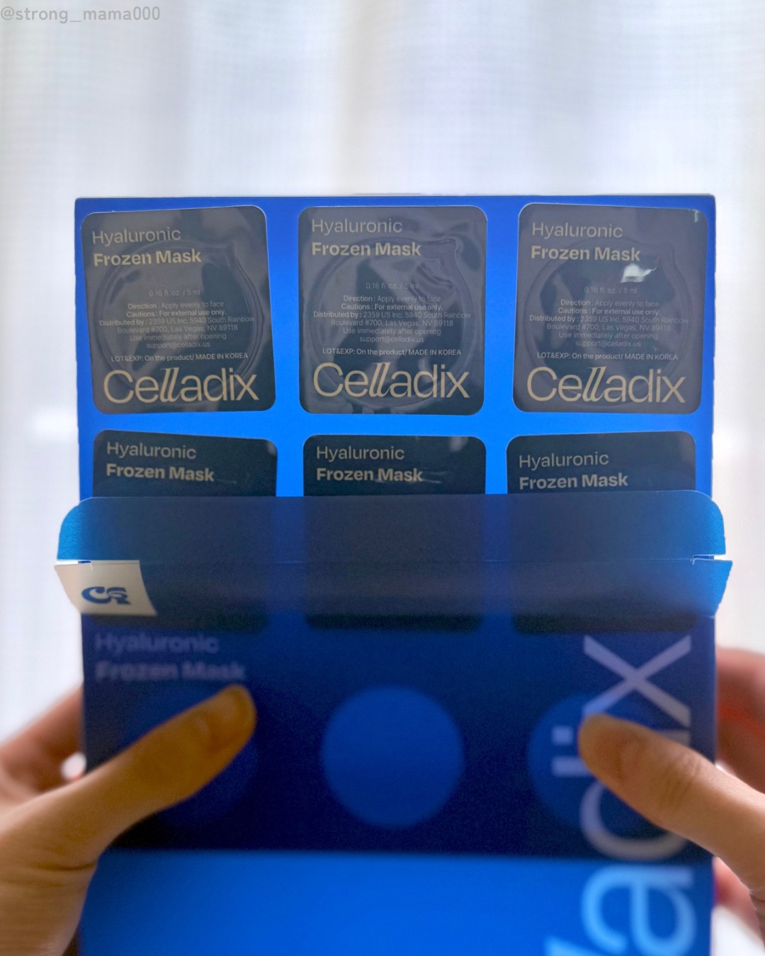 ヒアルロニックフローズンマスク/Celladix/フェイスクリームを使ったクチコミ（3枚目）