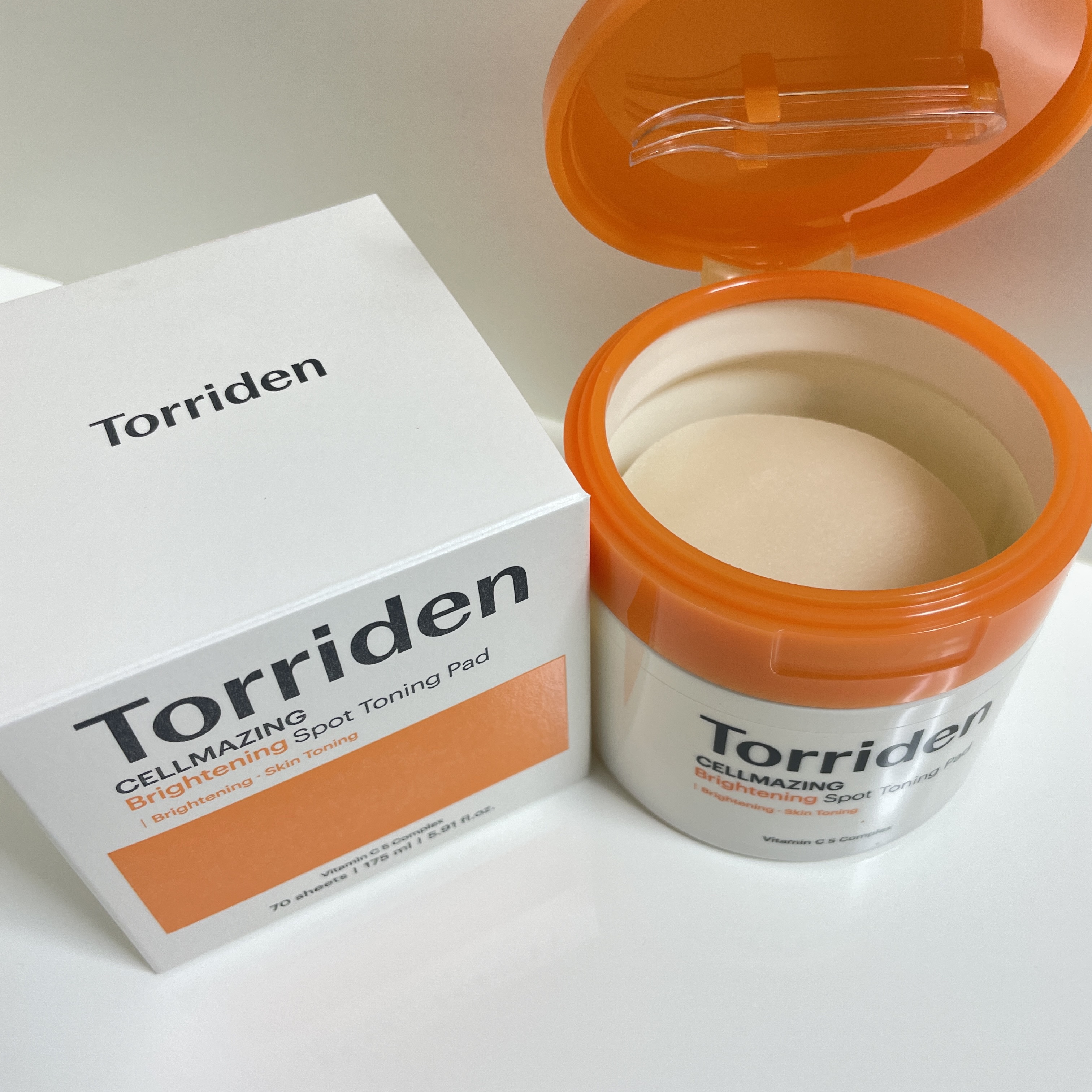 セルメイジング ビタC ブライトニングパッド/Torriden/トナーパッドを使ったクチコミ（2枚目）