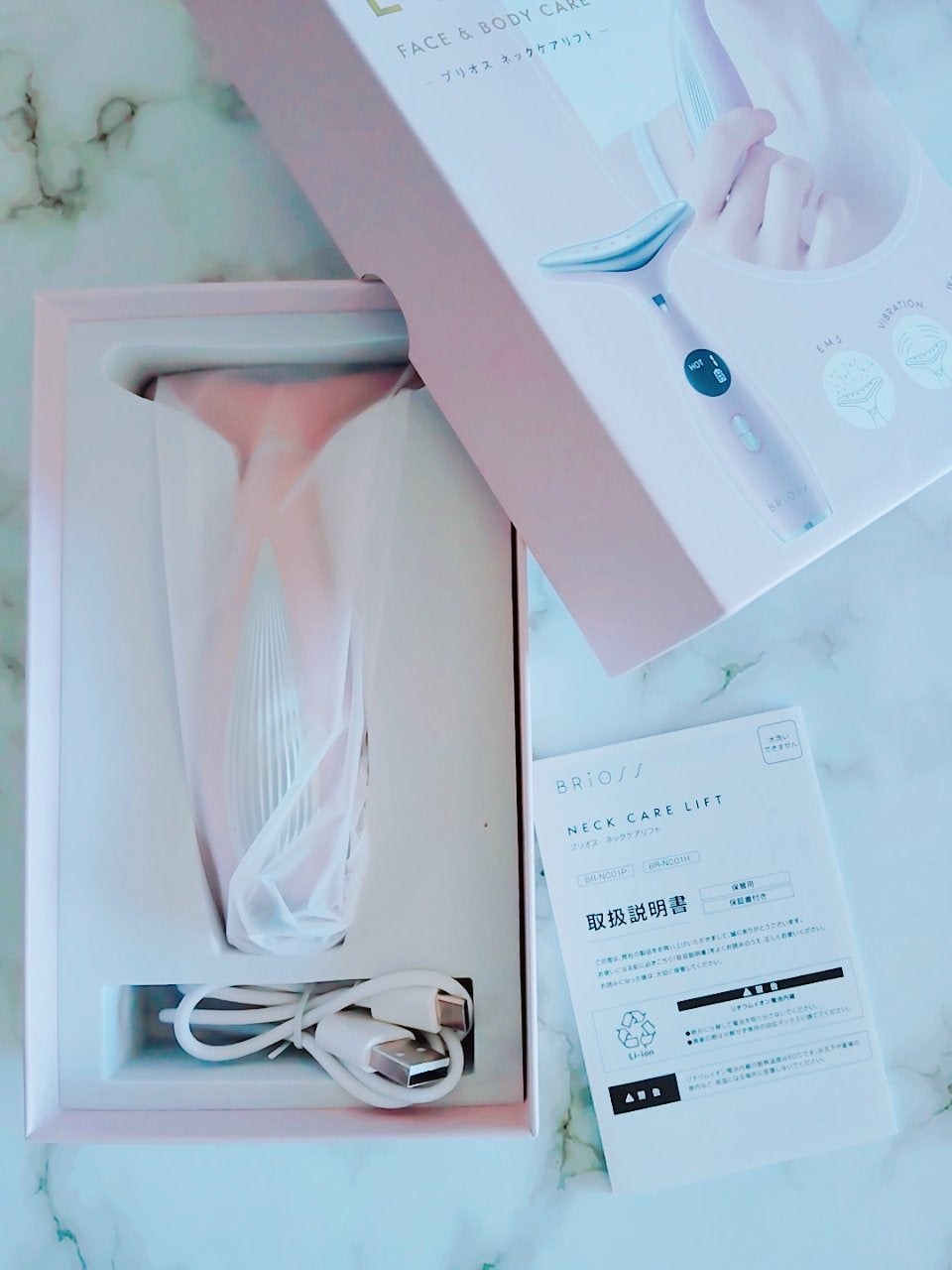 ネックケアリフト/BRiOSS(ブリオス)/ボディケア美容家電を使ったクチコミ(4枚目)