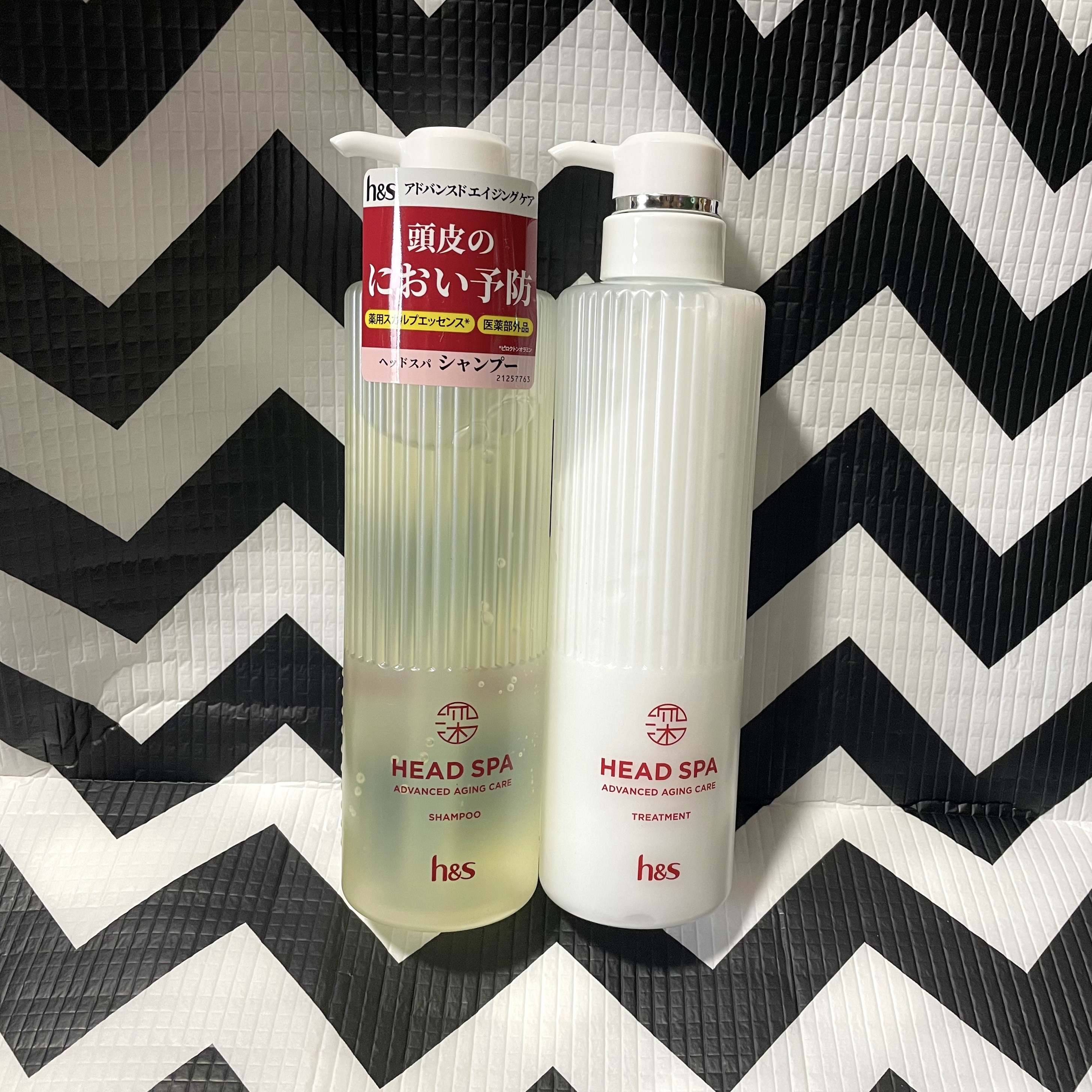 h&s 深ヘッドスパ アドバンスド エイジング ケア*4 シャンプー[医薬部外品]/トリートメント/h&s/市販シャンプーを使ったクチコミ（1枚目）