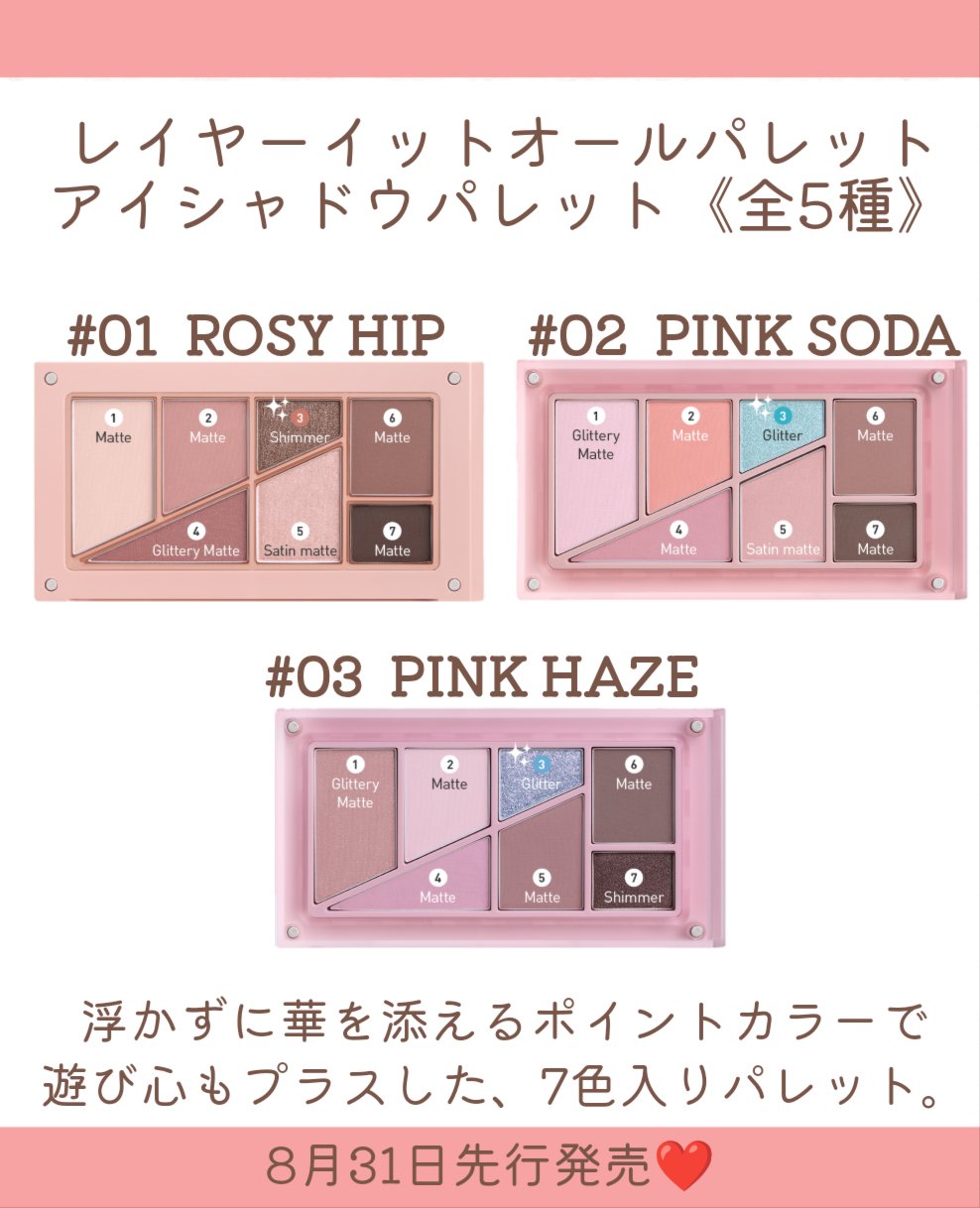 レイヤーイットオールパレット アイシャドウ/3CE/アイシャドウパレットを使ったクチコミ（3枚目）