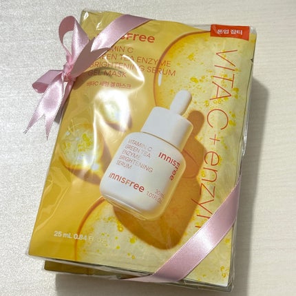 ビタC グリーンティーエンザイム ブライト マスク /innisfree/シートマスク・パックを使ったクチコミ(1枚目)