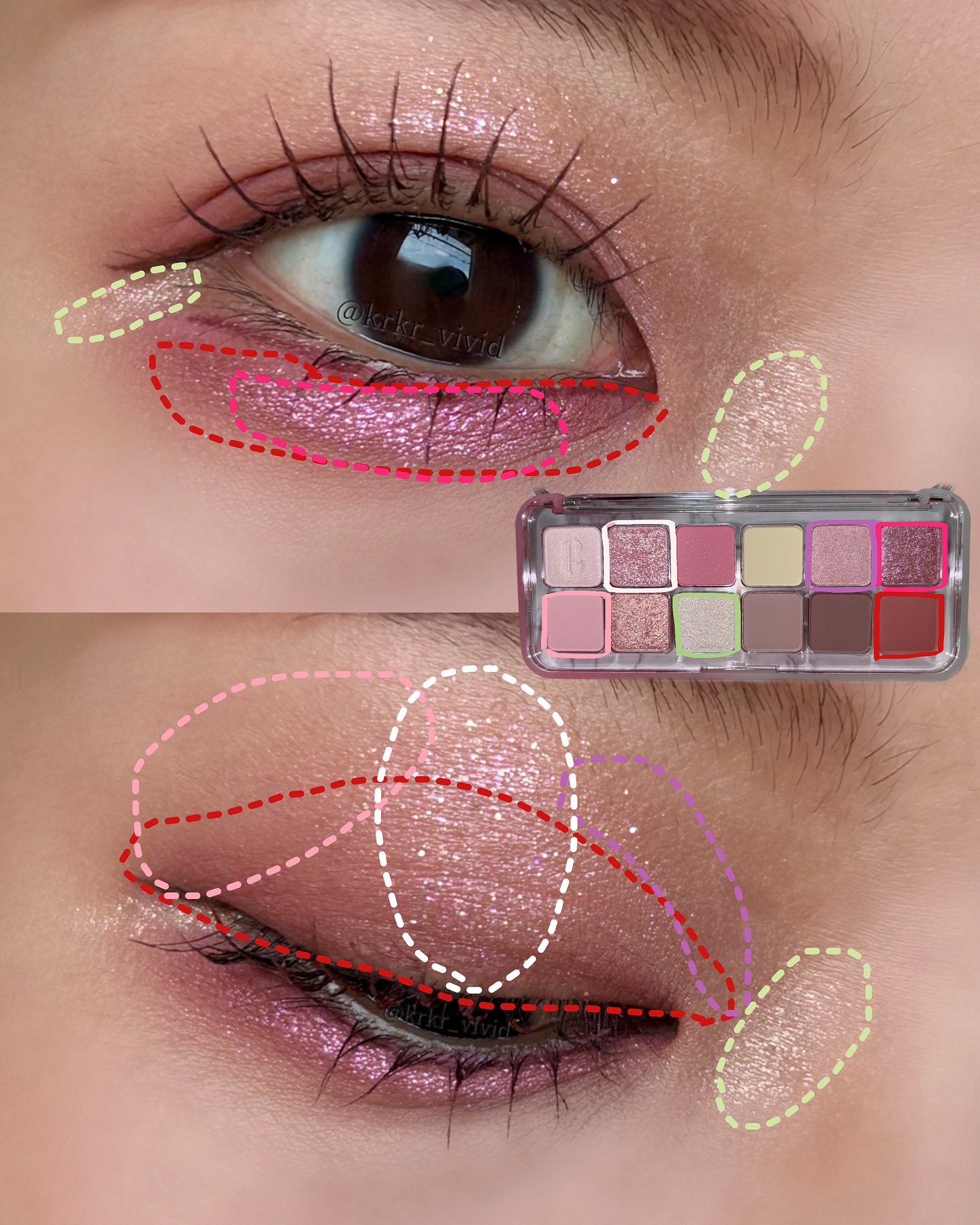 プロ アイ パレット エアー/CLIO/アイシャドウパレットを使ったクチコミ（3枚目）