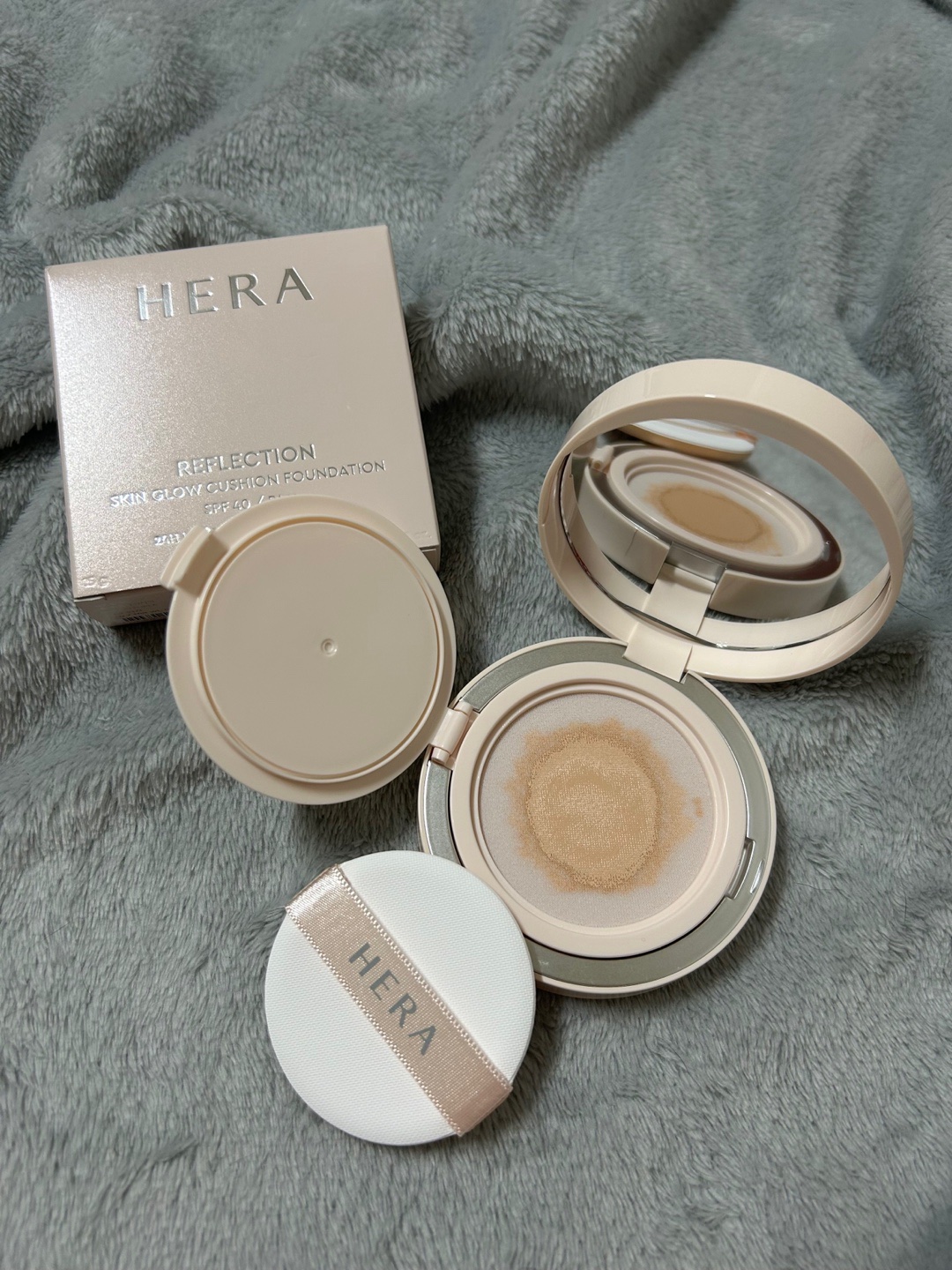 リフレクション スキン グロウ クッション ファンデーション/HERA/クッションファンデーションを使ったクチコミ（1枚目）