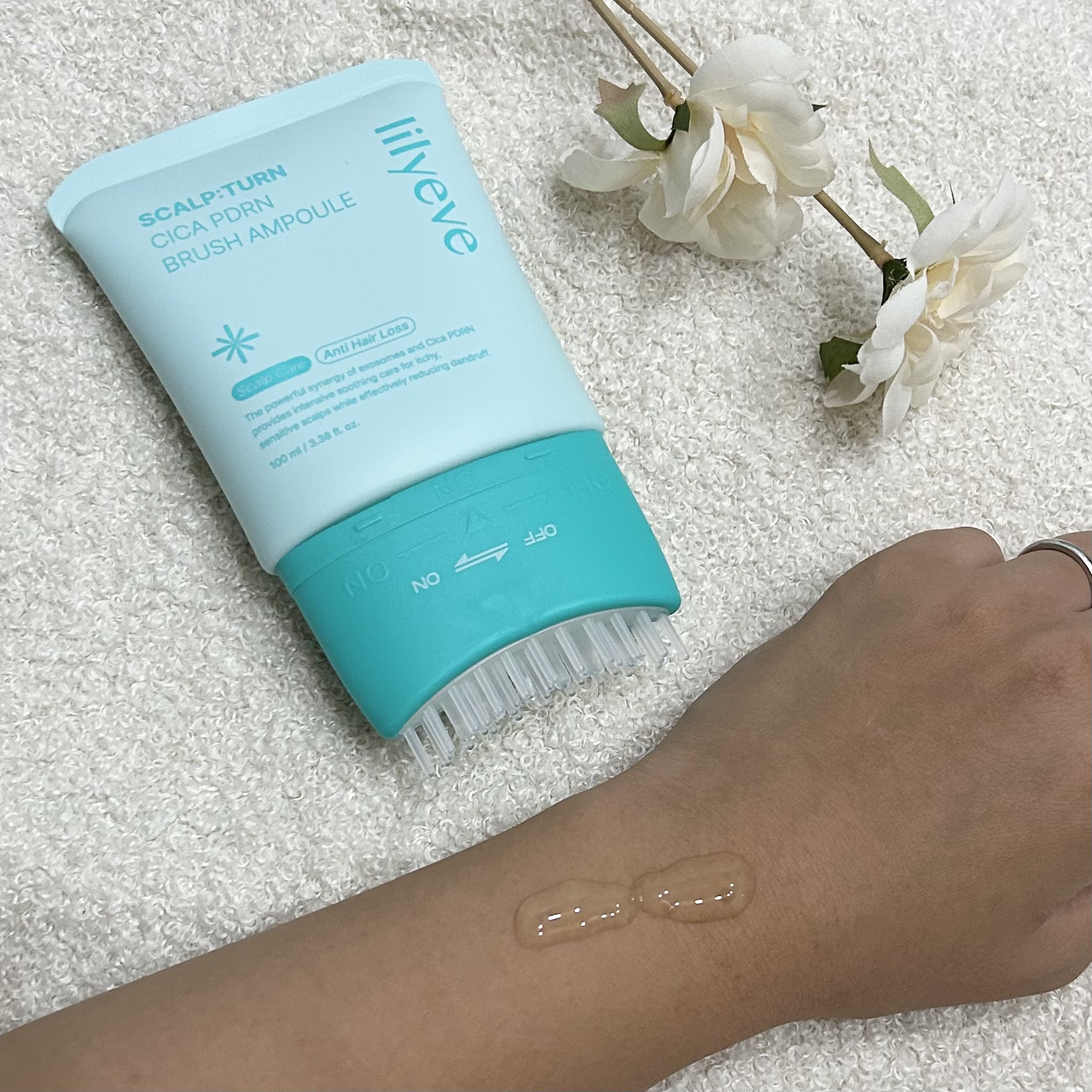 スカルプターンヘアアンプル/リリーイブ/頭皮ローションを使ったクチコミ（2枚目）