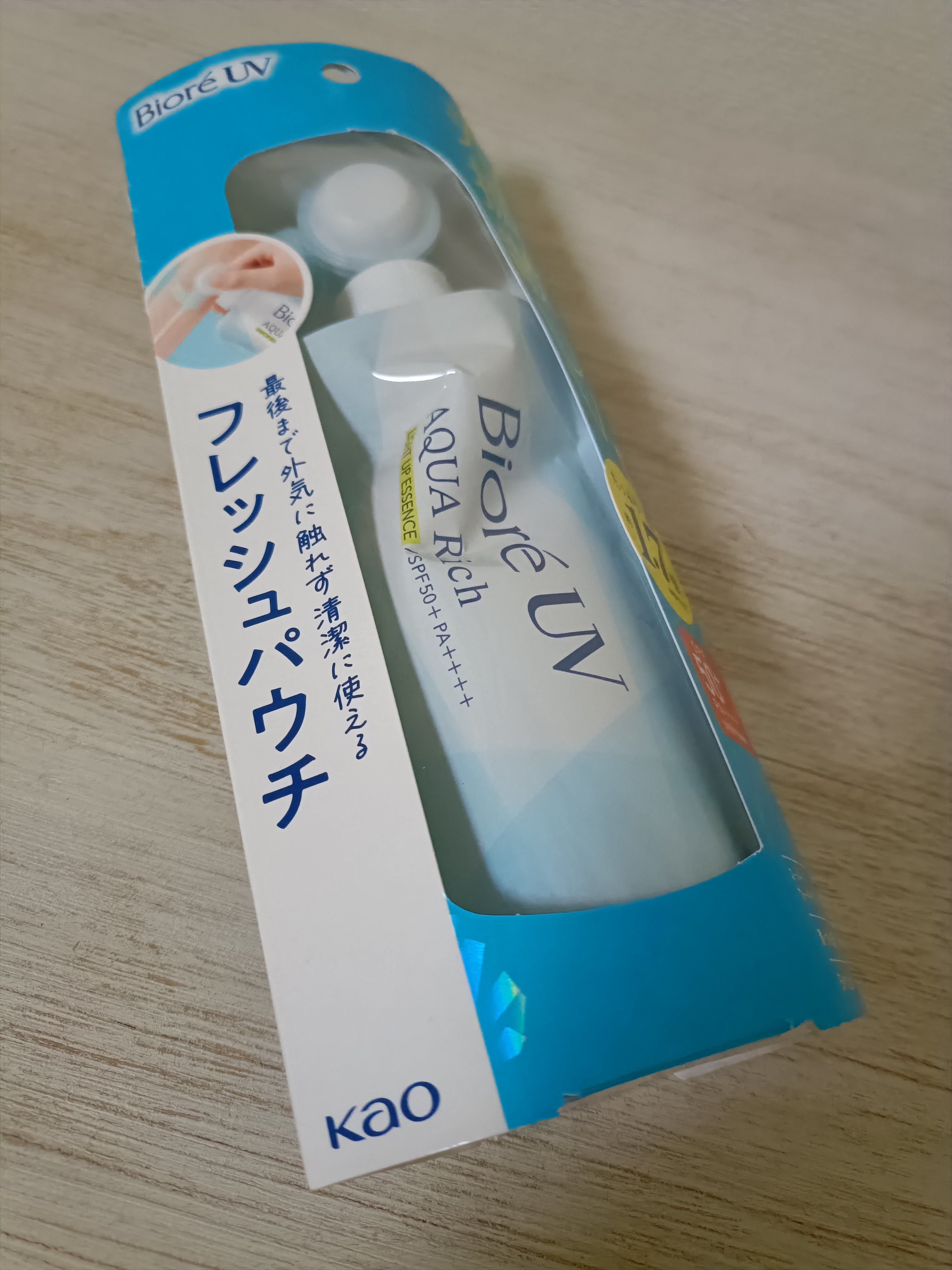 ビオレUV アクアリッチ ライトアップエッセンス/ビオレ/日焼け止め・UVケアを使ったクチコミ（1枚目）