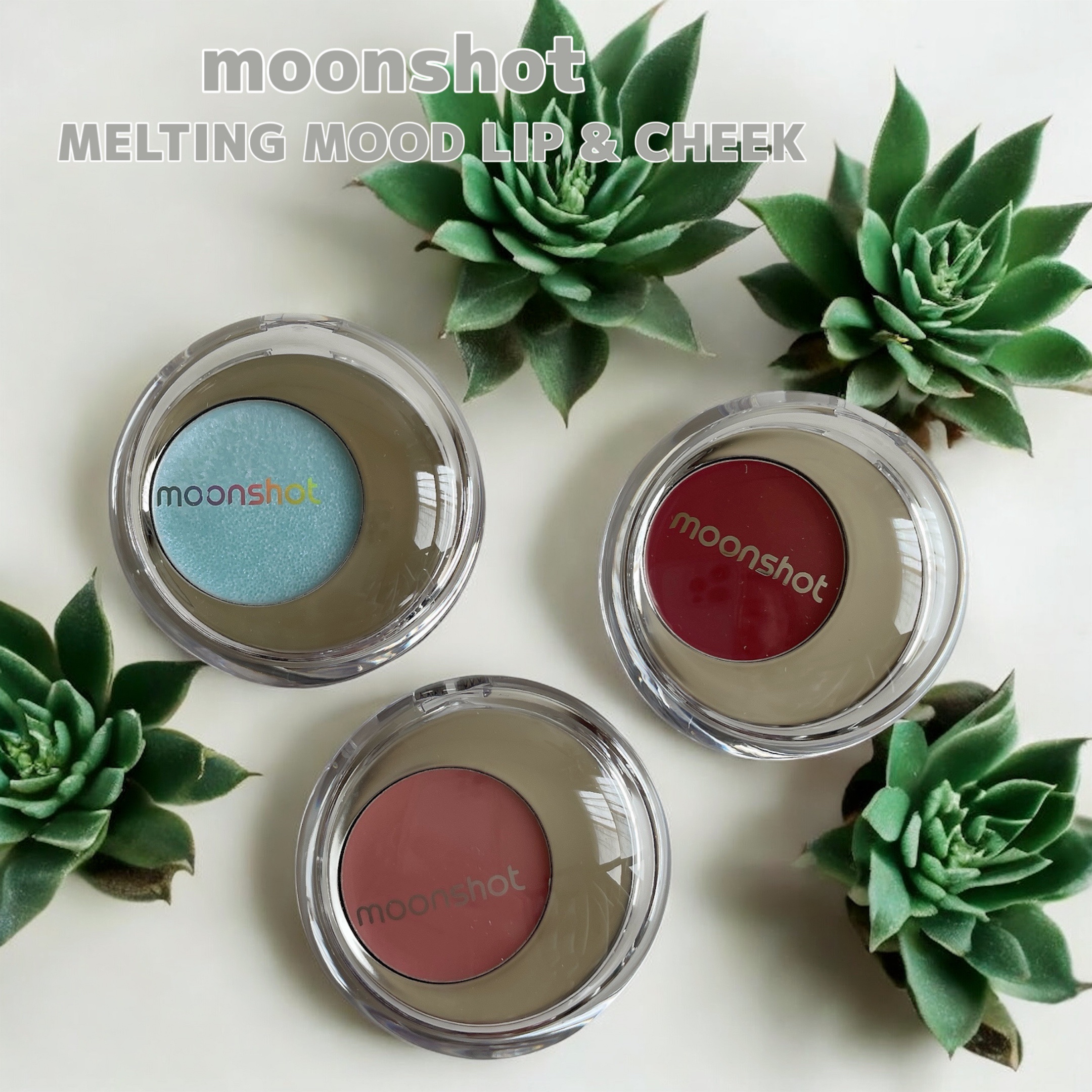 メルティングムードリップ&チーク/moonshot/ジェル・クリームチークを使ったクチコミ（1枚目）