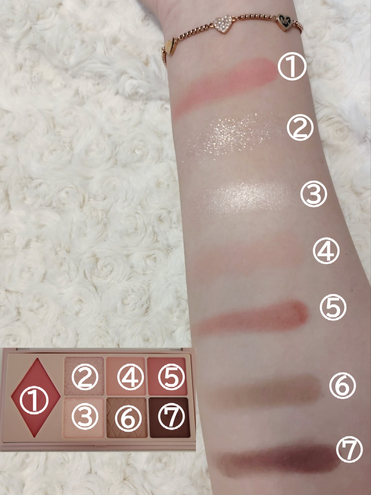 ウォンジョンヨ Ｗ デイリームードアップパレット /Wonjungyo/アイシャドウパレットを使ったクチコミ（2枚目）