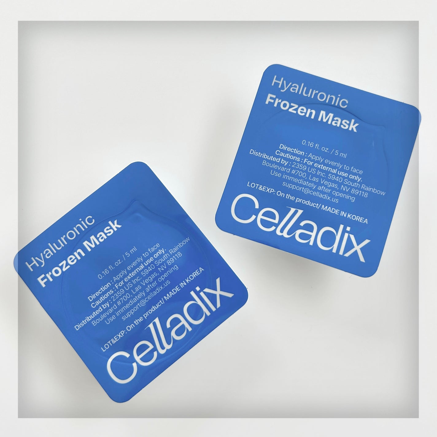 ヒアルロニックフローズンマスク/Celladix/フェイスクリームを使ったクチコミ(2枚目)