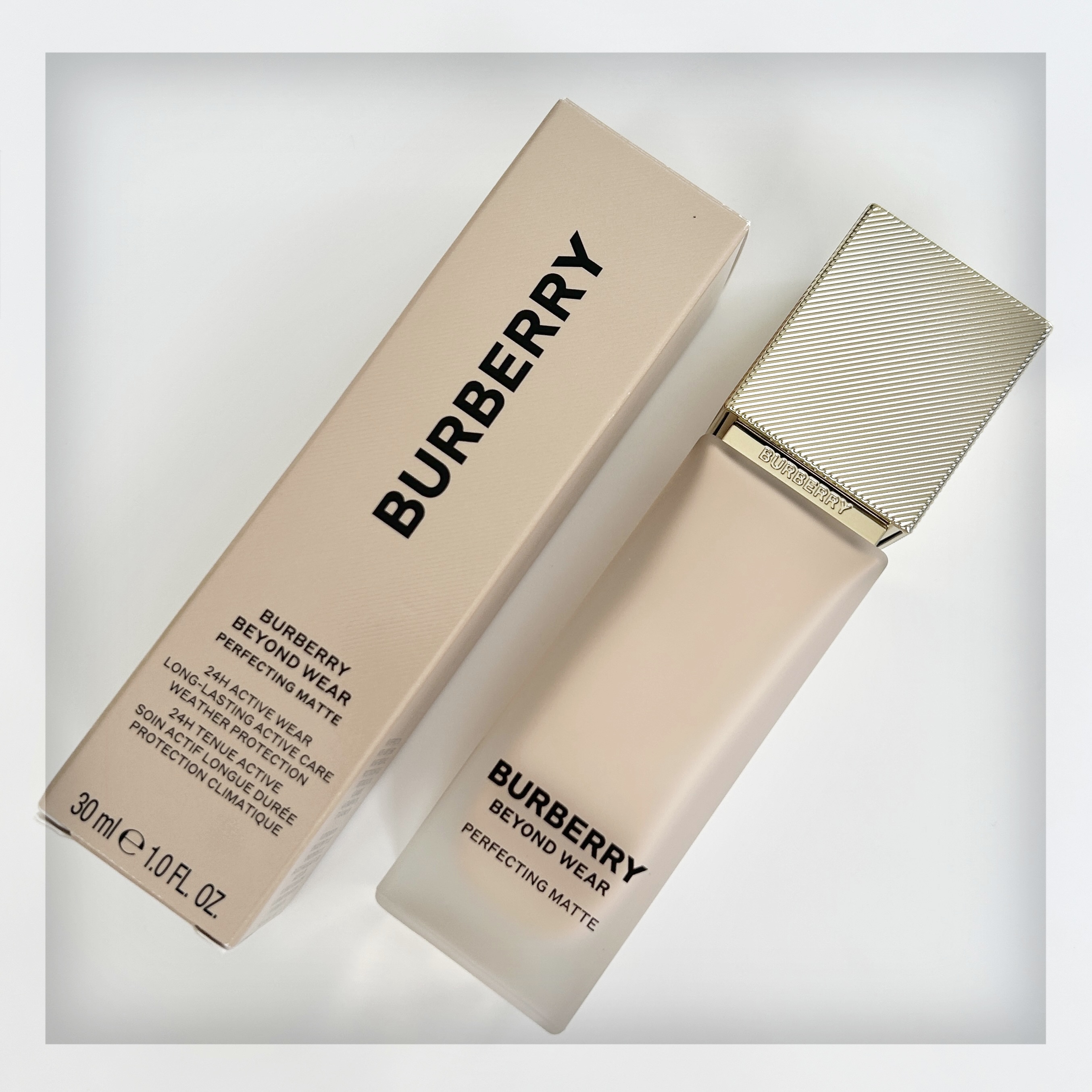 バーバリー ビヨンド ウェア パーフェクティング マット/Burberry Beauty/リキッドファンデーションを使ったクチコミ（1枚目）