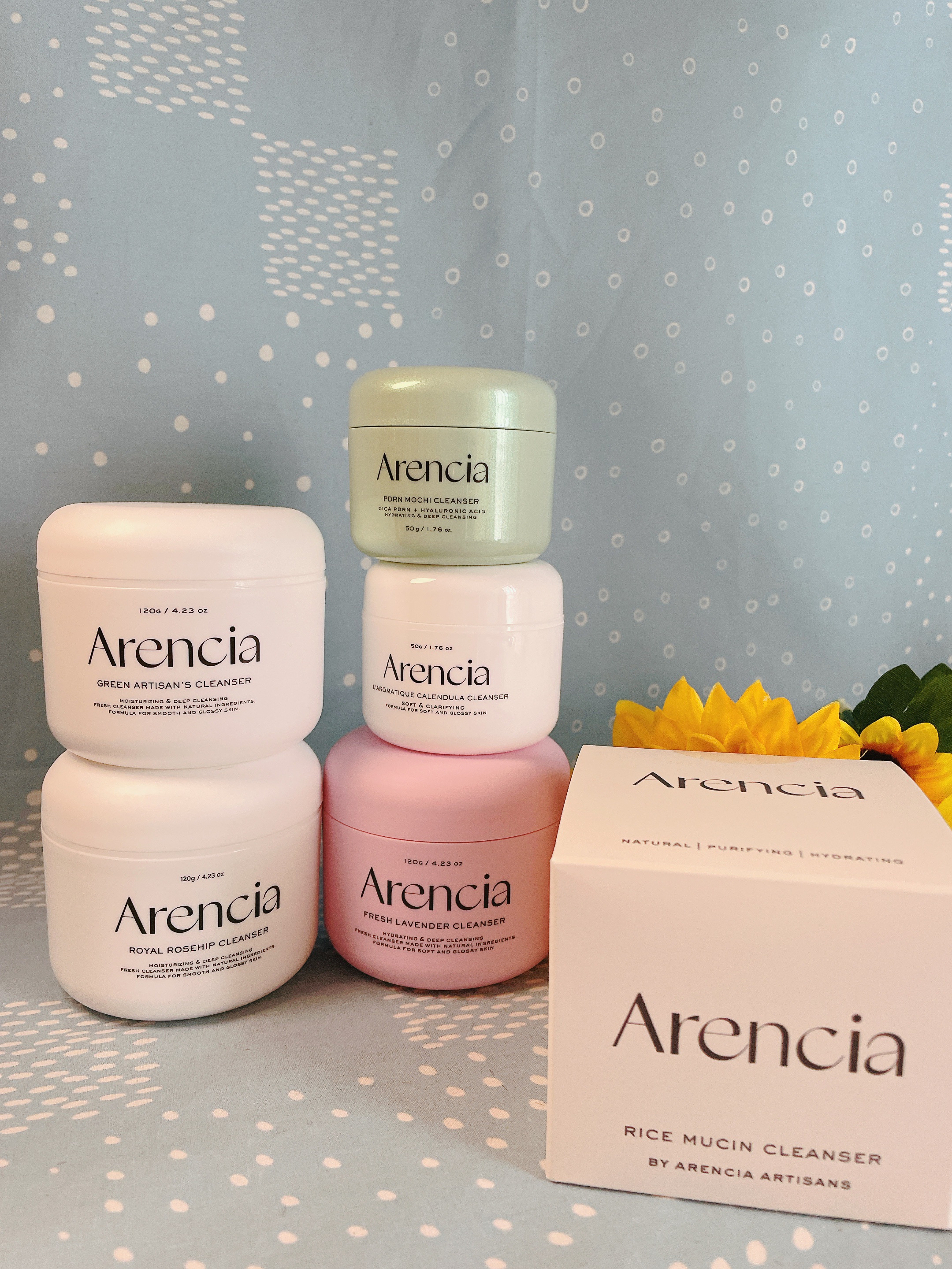 アレンシア ライスグローもちソープのクチコミ「アレンシアさんのもちソープ、気づいたら6種類に増えていました🤭

ライスは他のもちソープとテク.....」（1枚目）