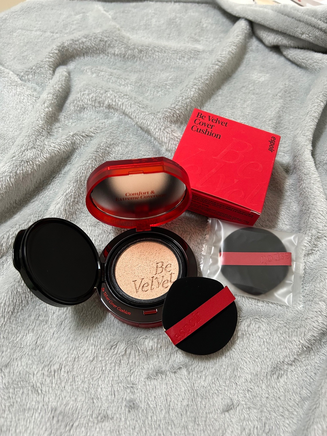 ビーベルベットカバークッション/espoir/クッションファンデーションを使ったクチコミ（1枚目）