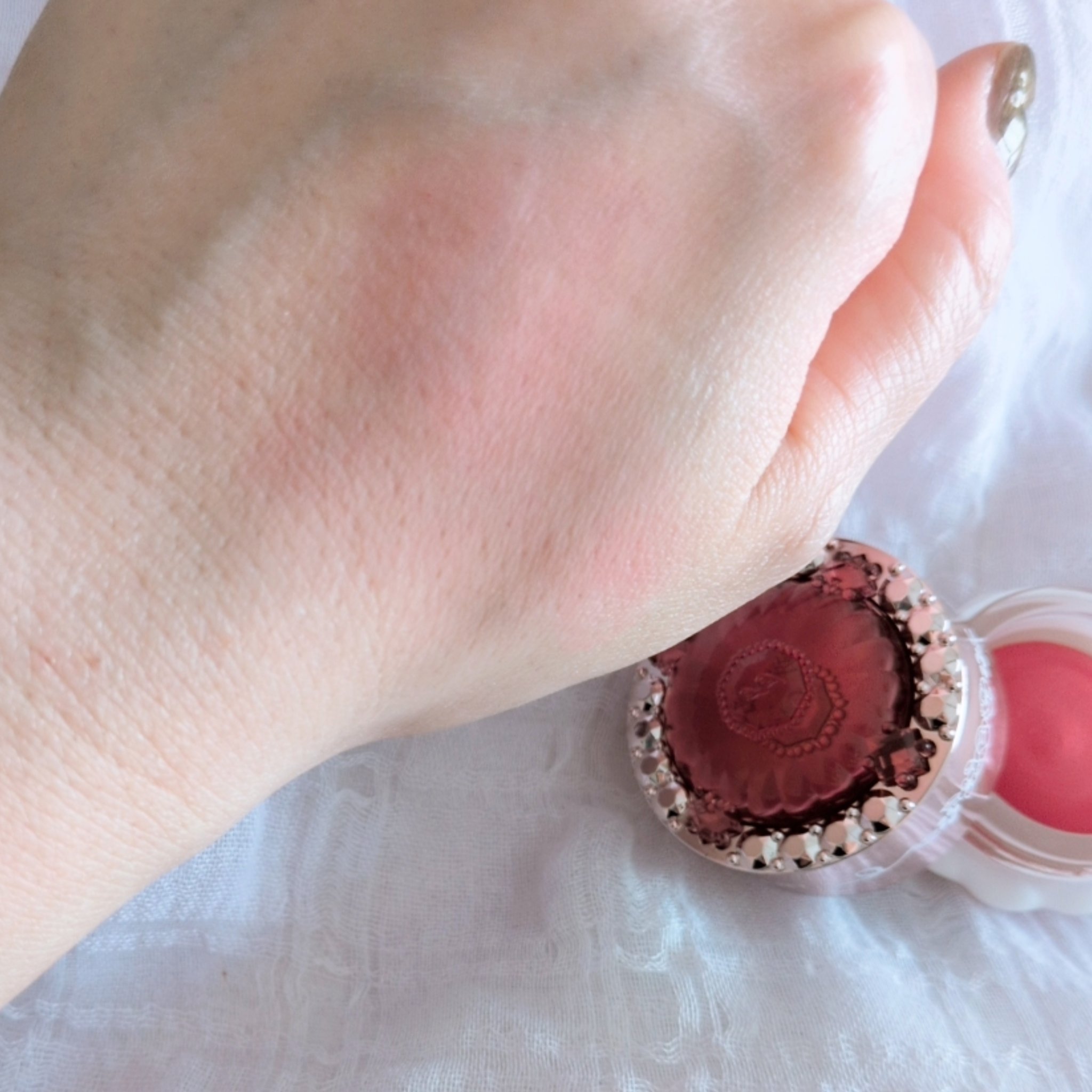 ジルスチュアート バウンシング マルチカラー 03 dressy dahlia/JILL STUART/ジェル・クリームチークを使ったクチコミ（3枚目）