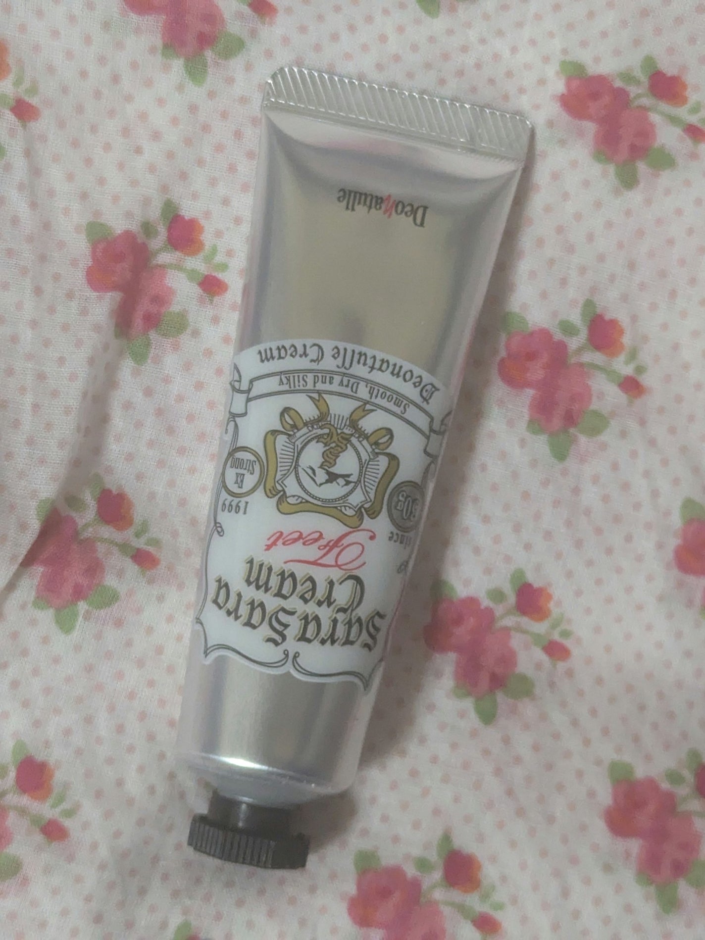 薬用足指さらさらクリーム/デオナチュレ/デオドラント・制汗剤を使ったクチコミ(3枚目)