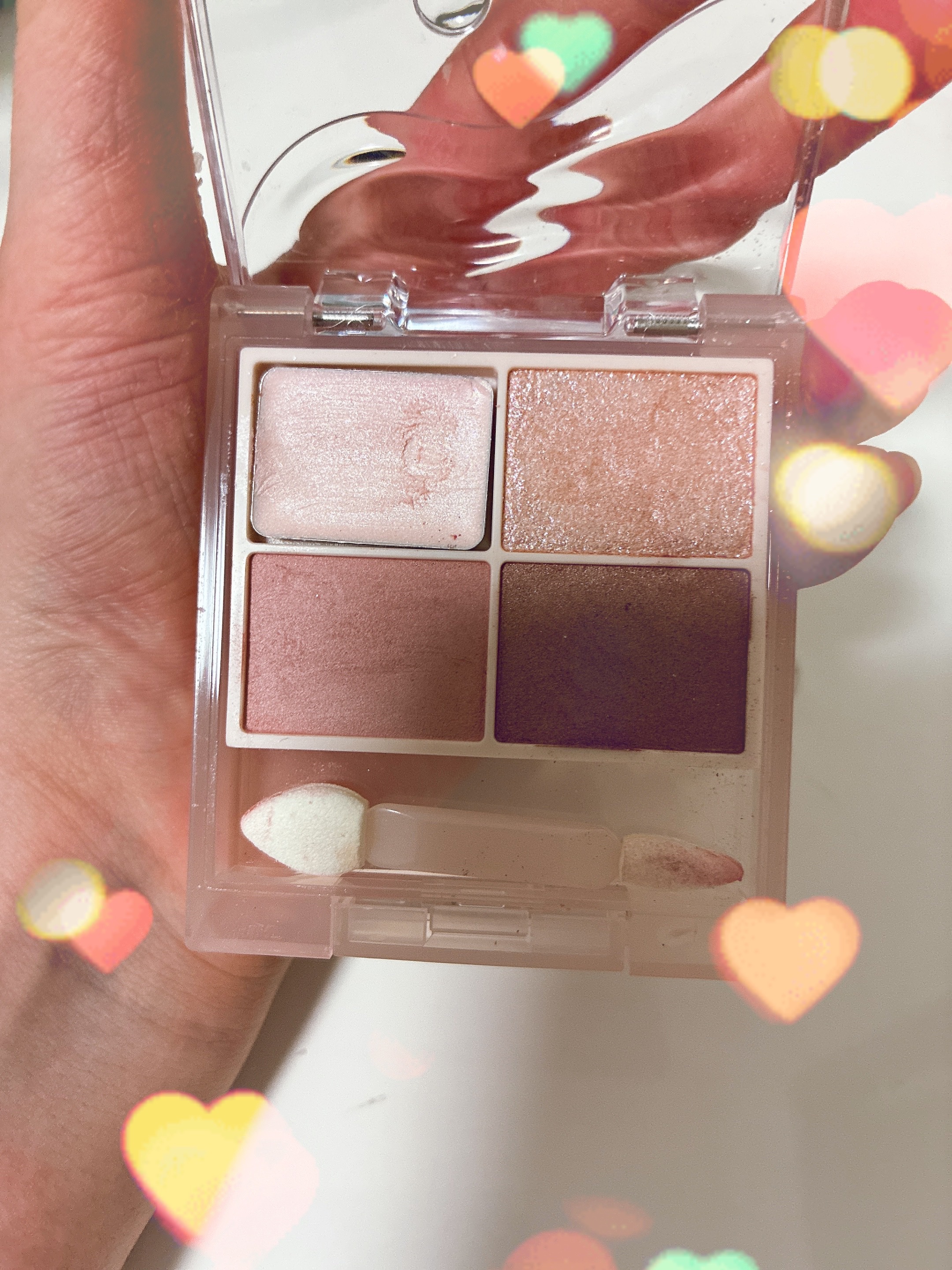 キス ズームアイポーション 03 ロゼストリーム/KiSS/アイシャドウパレットを使ったクチコミ（2枚目）