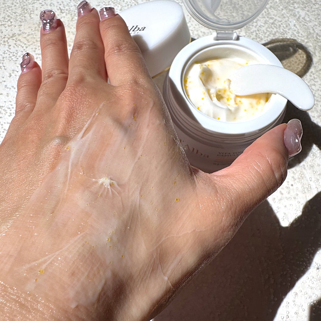 ビタトーニングカプセルクリーム/ダルバ/フェイスクリームを使ったクチコミ(5枚目)