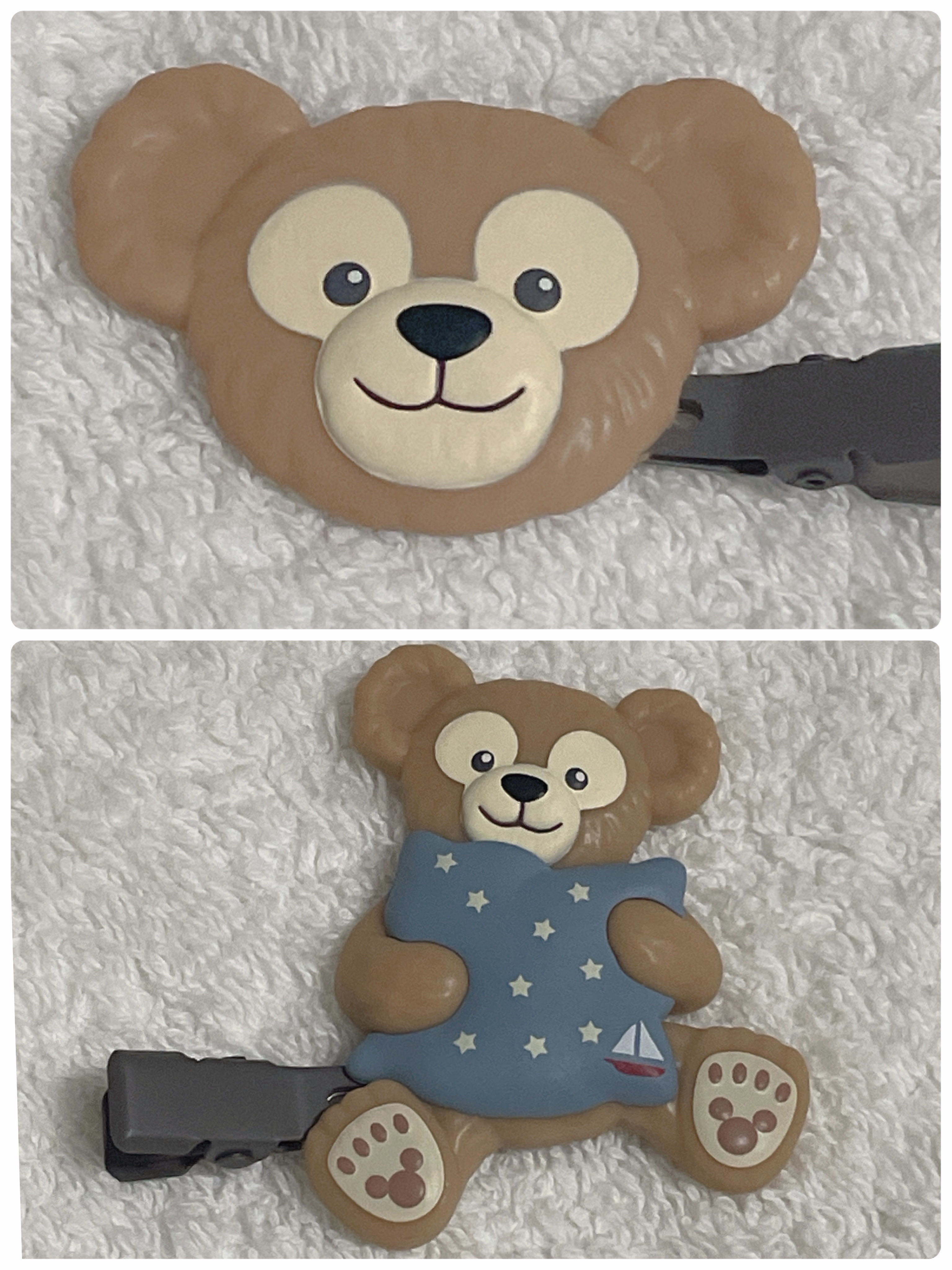 Duffy and Friends ヘアクリップ/東京ディズニーリゾート/ヘアアクセサリーを使ったクチコミ（2枚目）