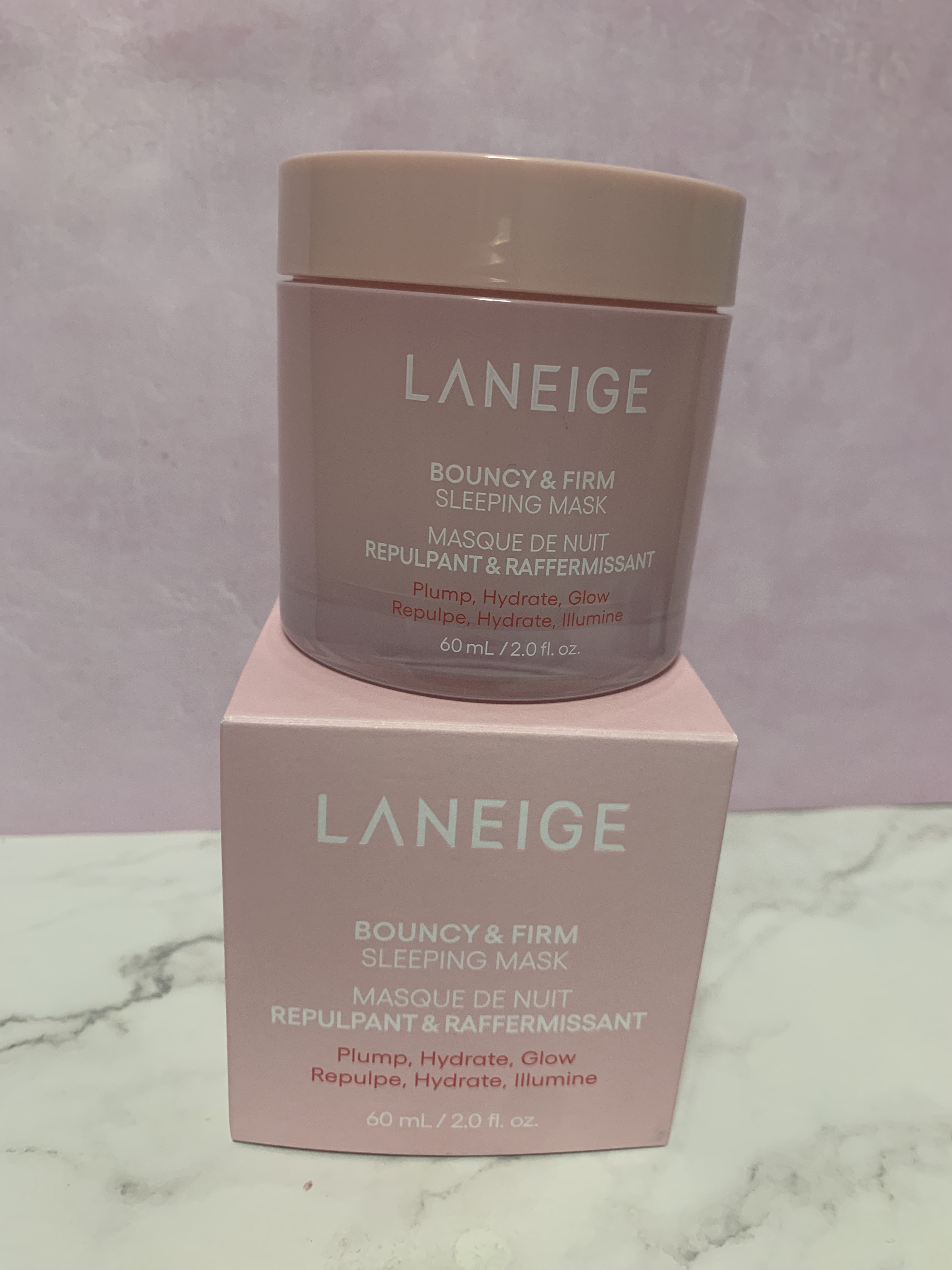 バウンシースリーピングマスク/LANEIGE/フェイスクリームを使ったクチコミ（1枚目）