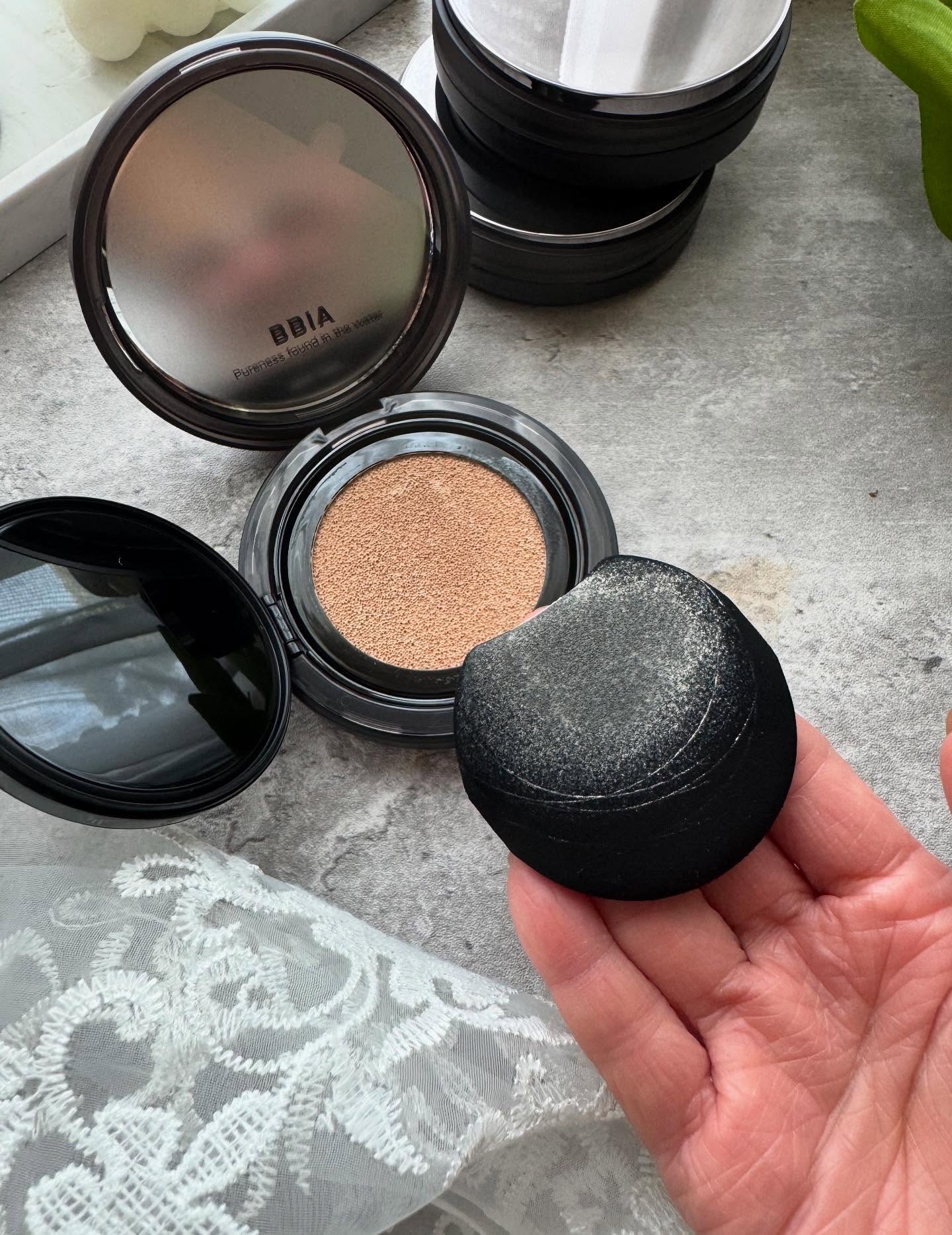 オーグロウクッション/BBIA/クッションファンデーションを使ったクチコミ（3枚目）