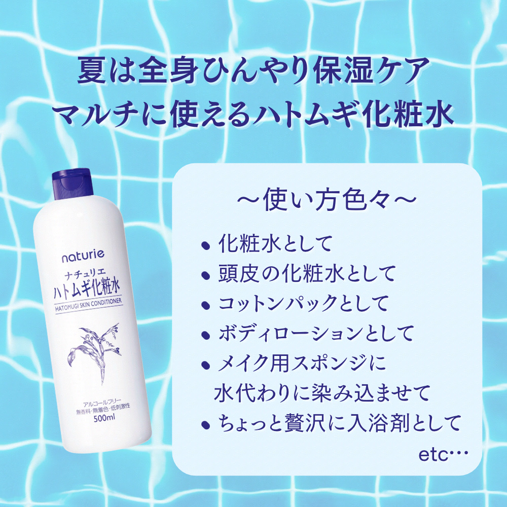 ハトムギ化粧水(ナチュリエ スキンコンディショナー R )/ナチュリエ/化粧水を使ったクチコミ（1枚目）