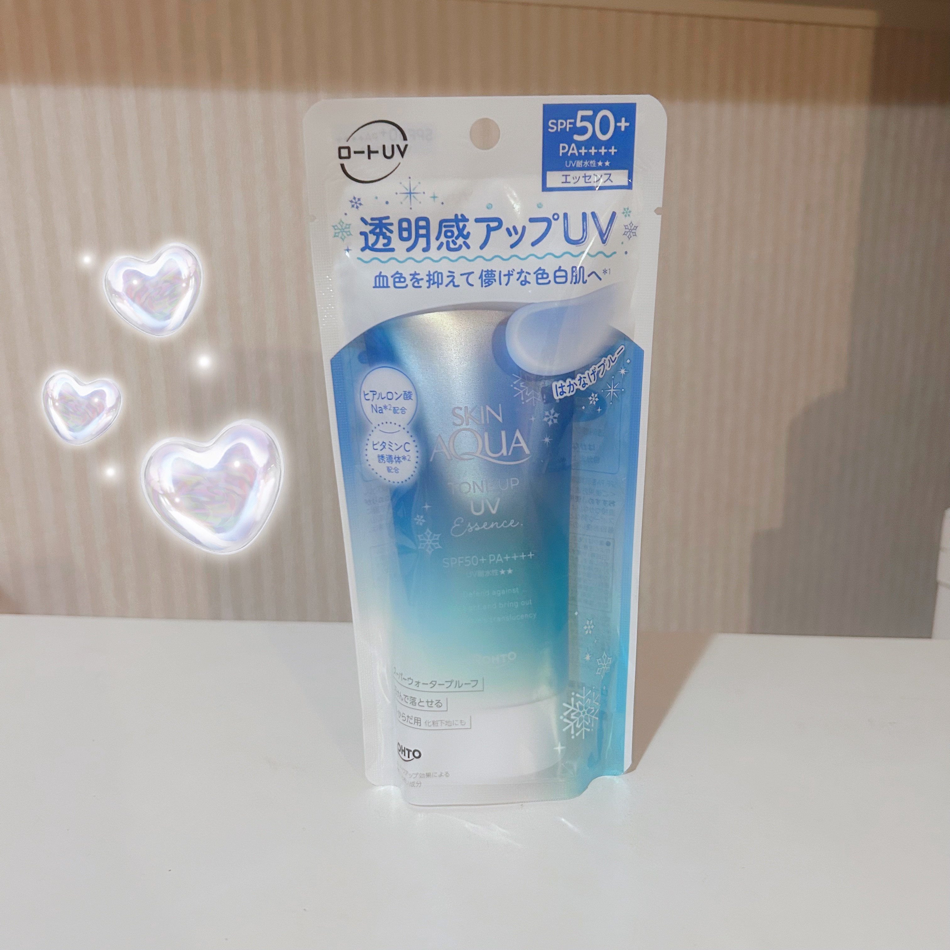 スキンアクア トーンアップUVエッセンス/スキンアクア/日焼け止めクリームを使ったクチコミ（1枚目）