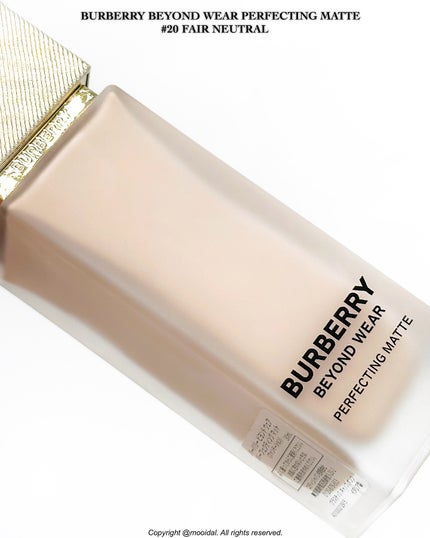 バーバリー ビヨンド ウェア パーフェクティング マット/Burberry Beauty/リキッドファンデーションを使ったクチコミ(1枚目)